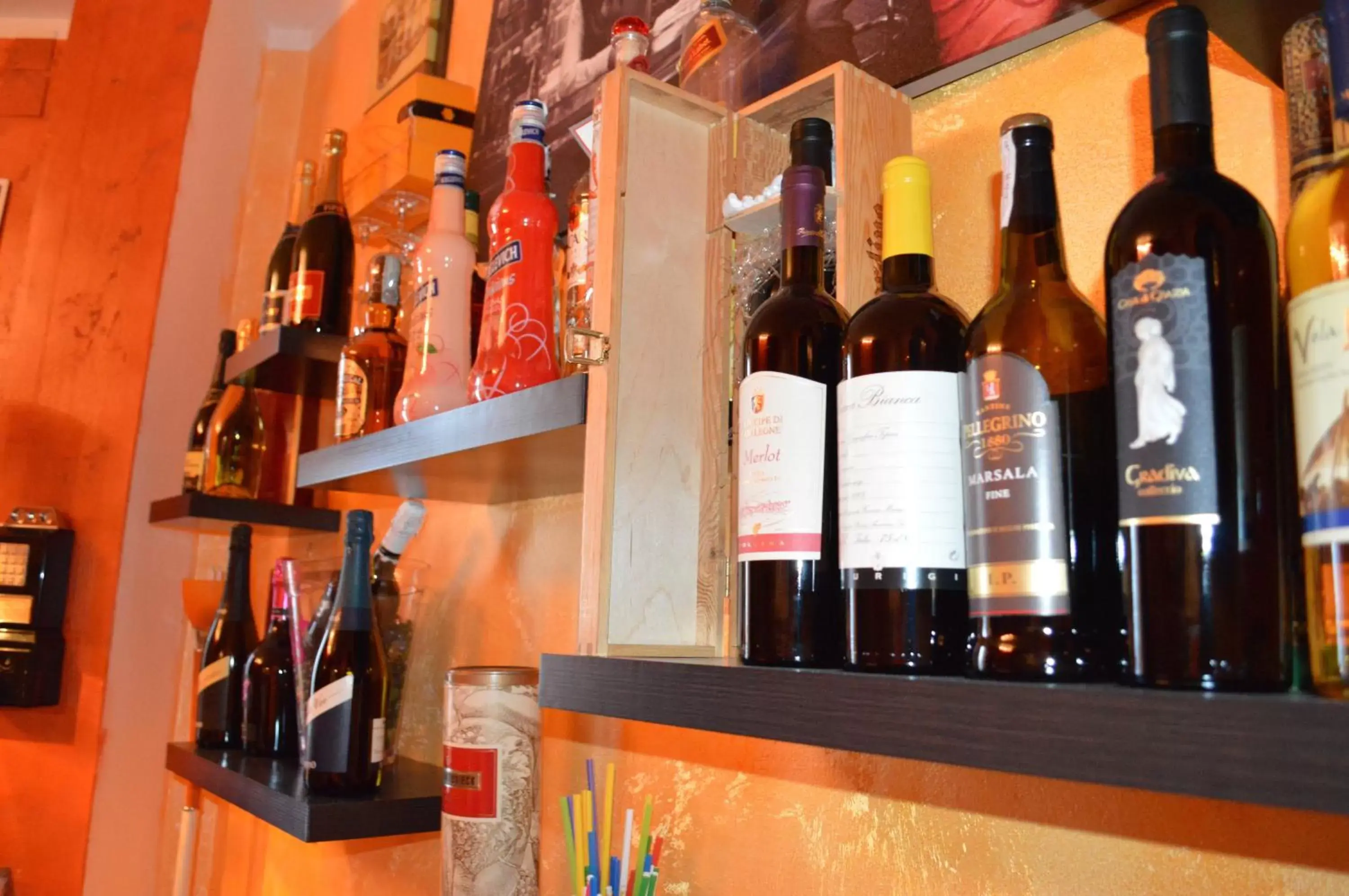 Alcoholic drinks, Drinks in Hostel Josef