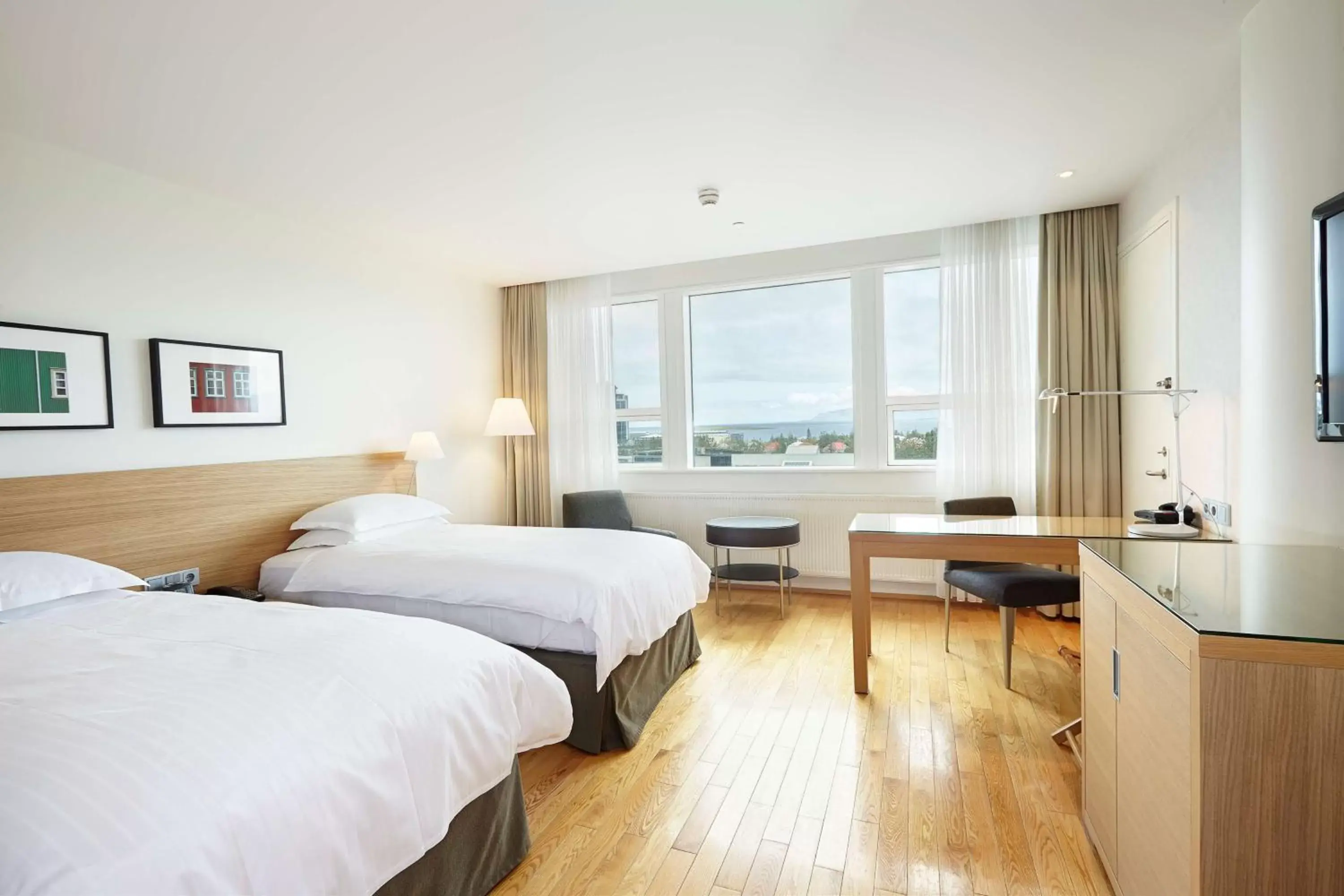 Bedroom in Hilton Reykjavik Nordica