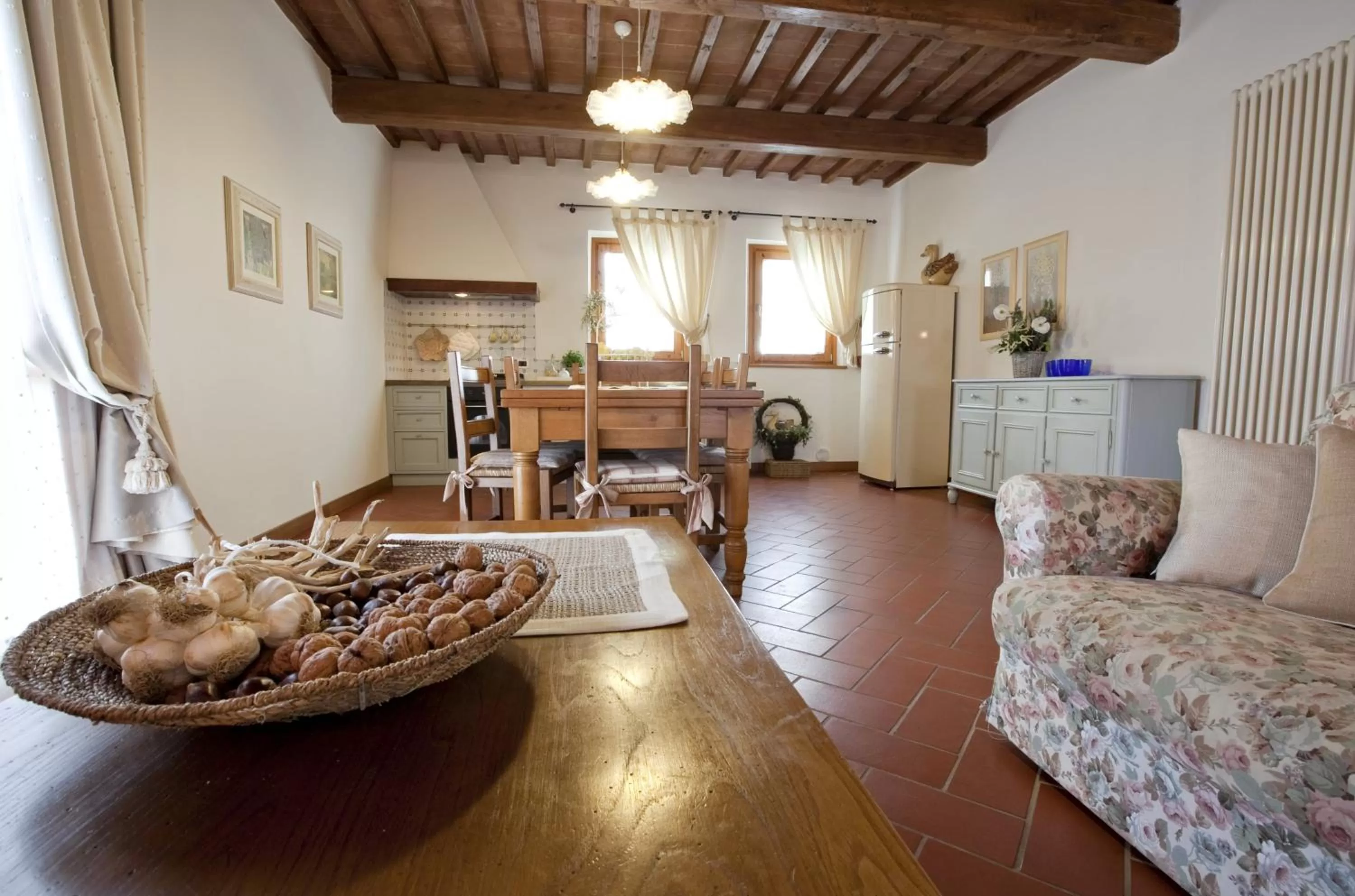 Living room in Tenuta Quadrifoglio