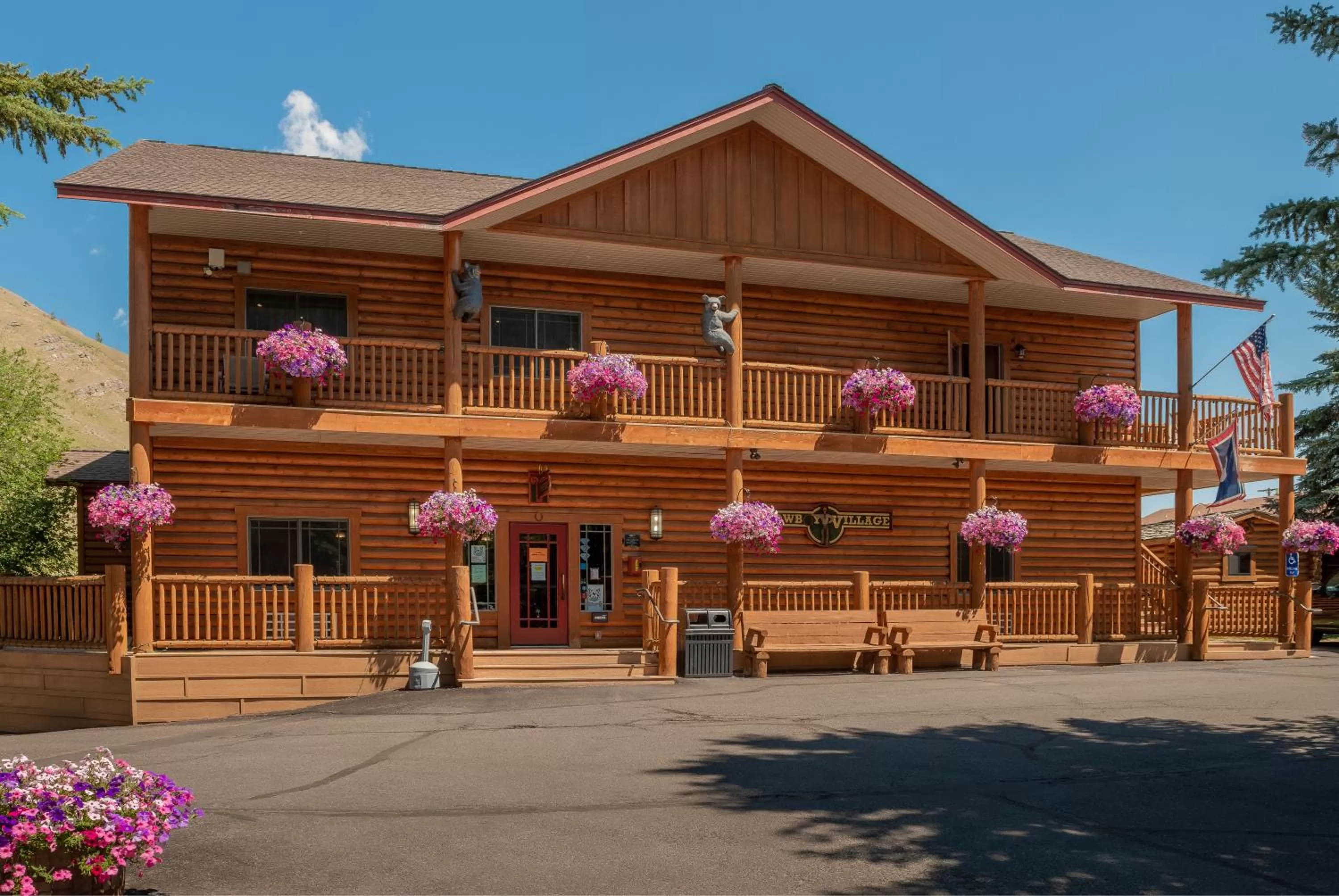 Property building in Cowboy Village Resort