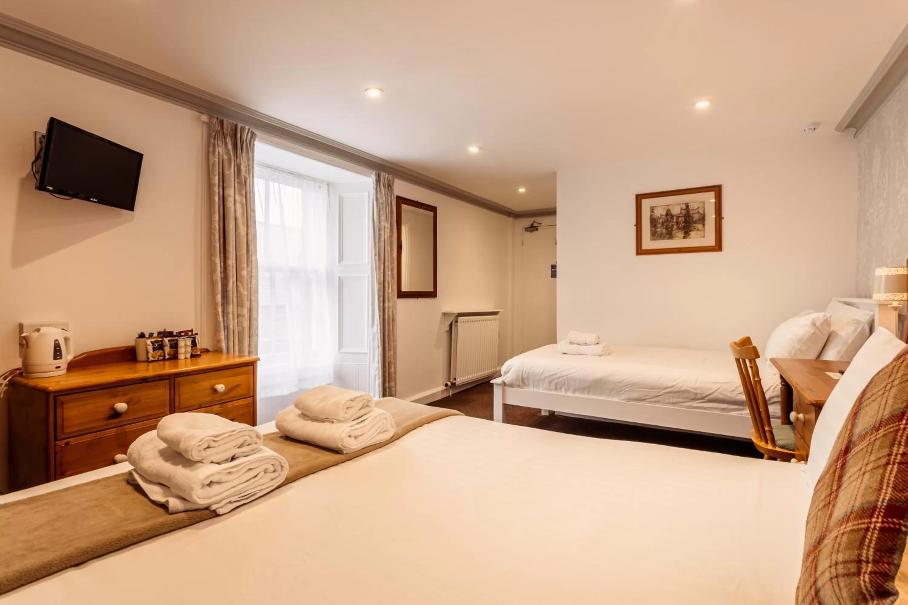 Bed in Manor House Hotel Holy Island