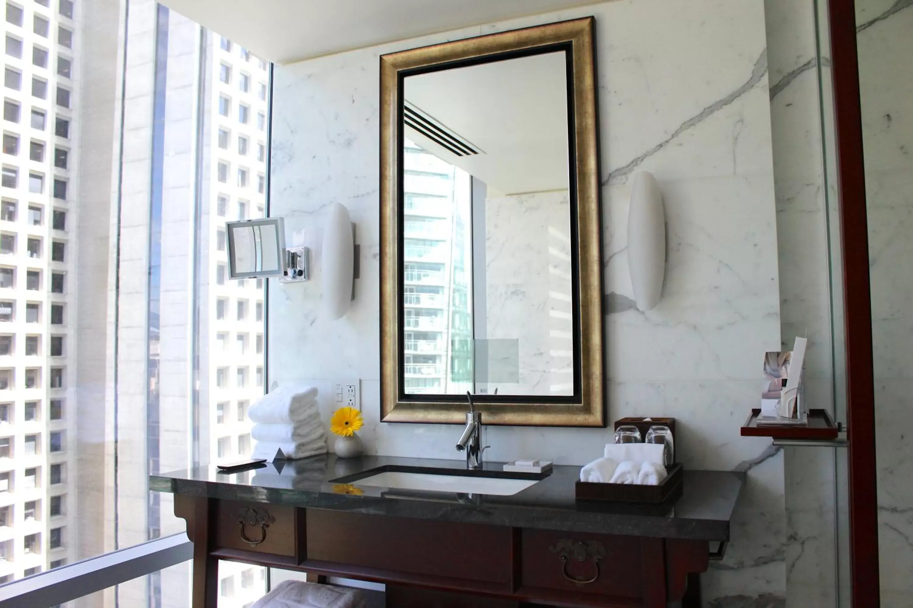 Shower, Bathroom in Shangri-La Vancouver