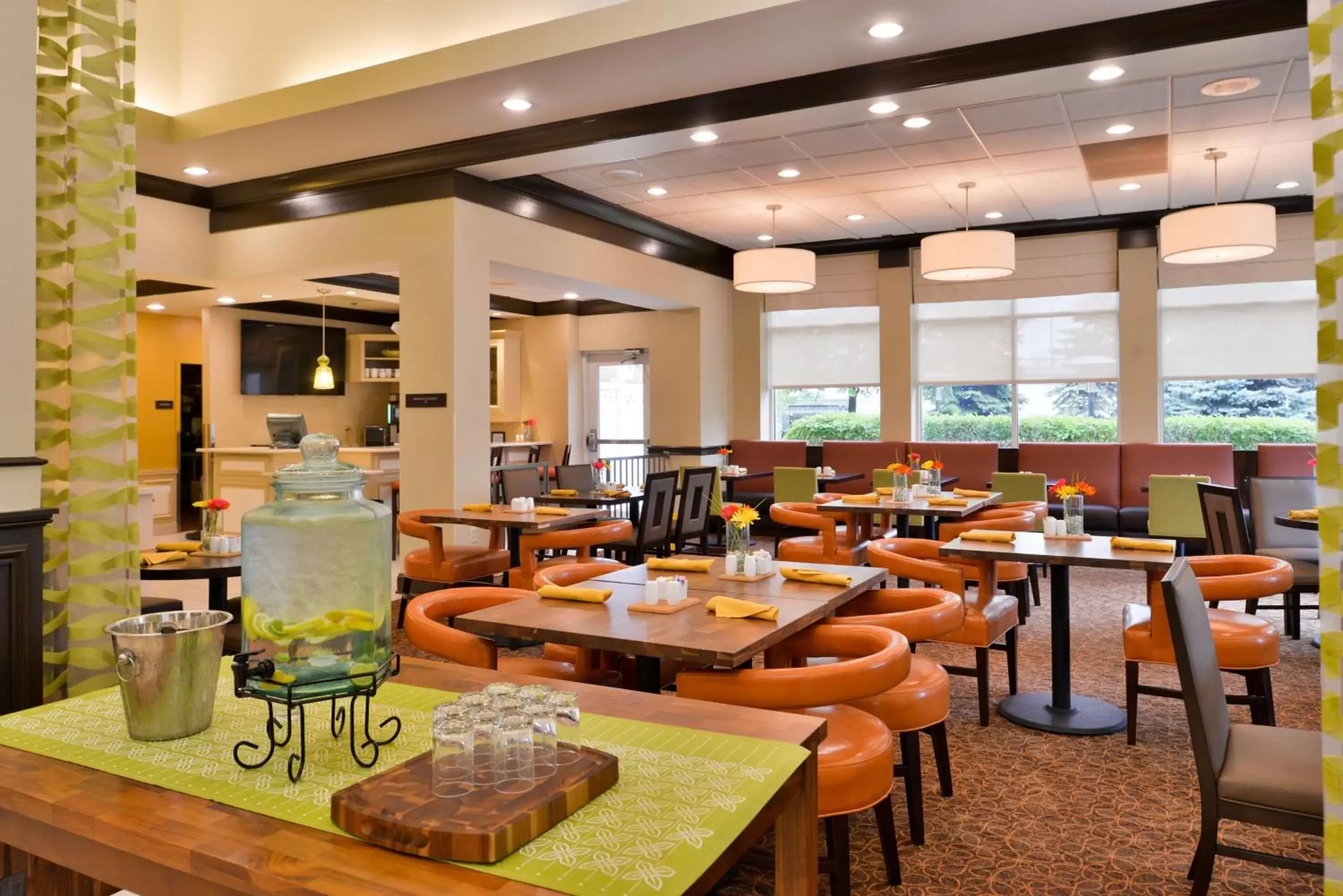 Dining area, Restaurant/Places to Eat in Hilton Garden Inn Indianapolis/Carmel