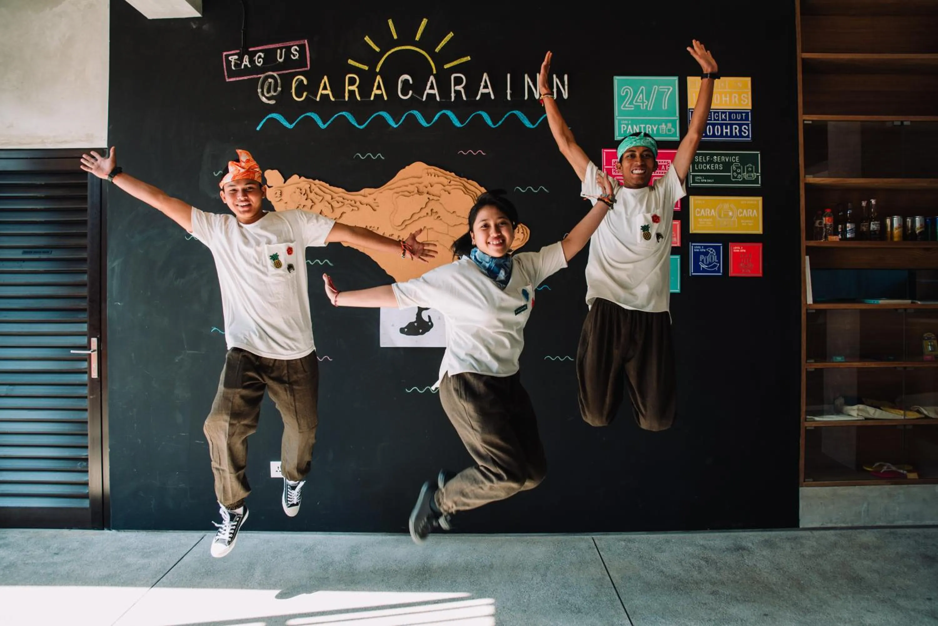 Staff in Cara Cara Inn