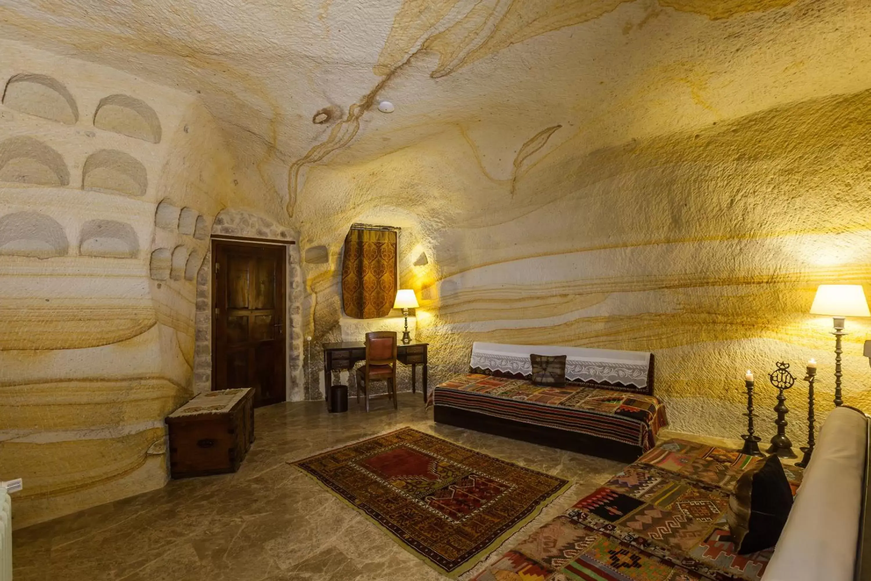 Living room, Seating Area in Yunak Evleri Cappadocia