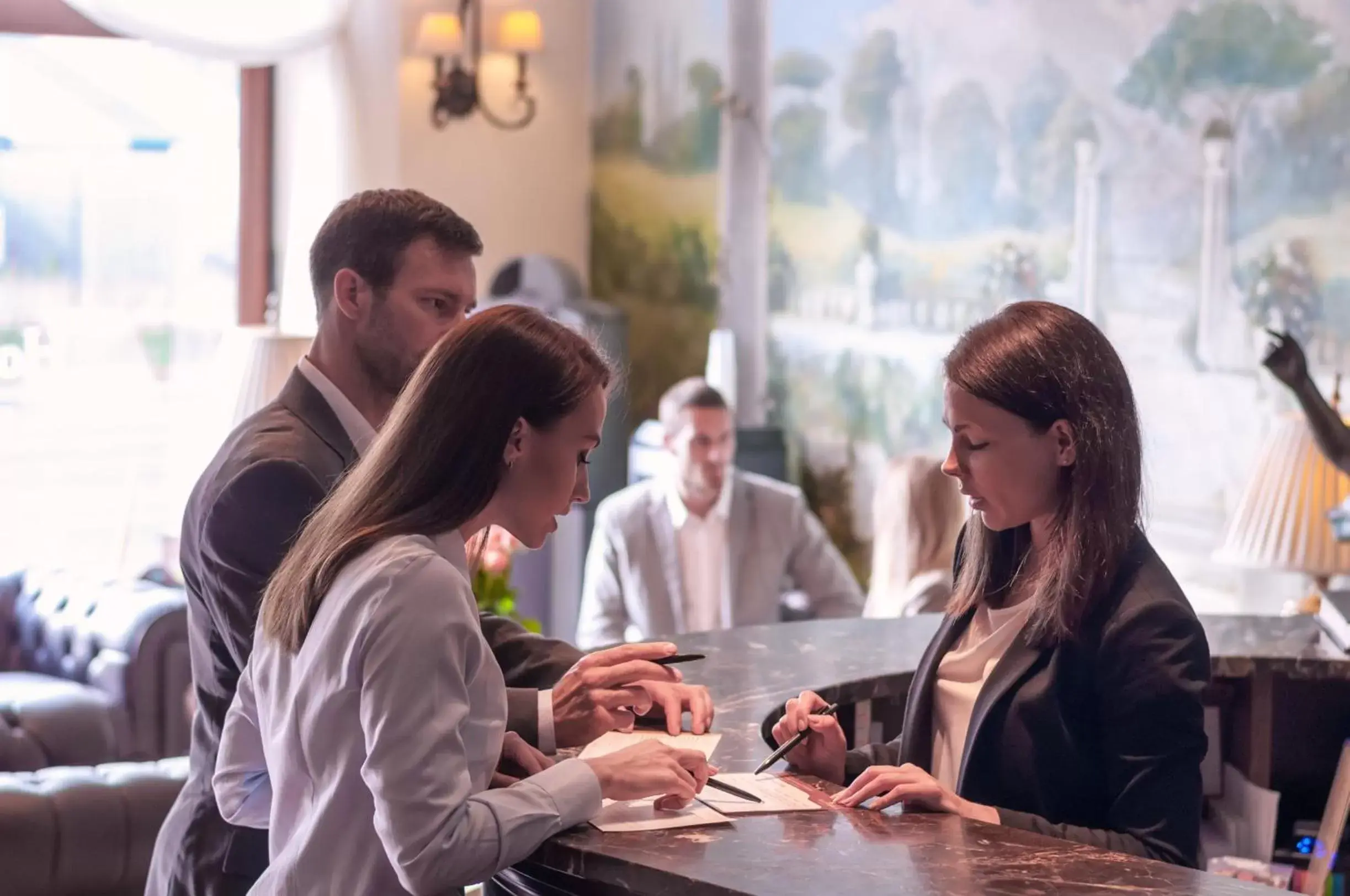 Lobby or reception in Hotel Włoski Italia Boutique Old Town Poznań Lobby or reception in Hotel Włoski Italia Boutique Old Town Poznań