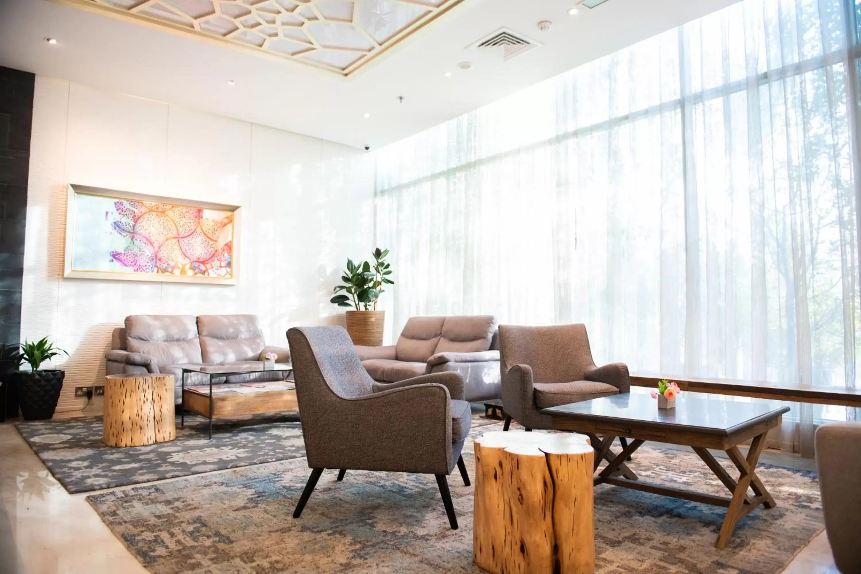 Lobby or reception, Seating Area in Grandeur Hotel Al Barsha