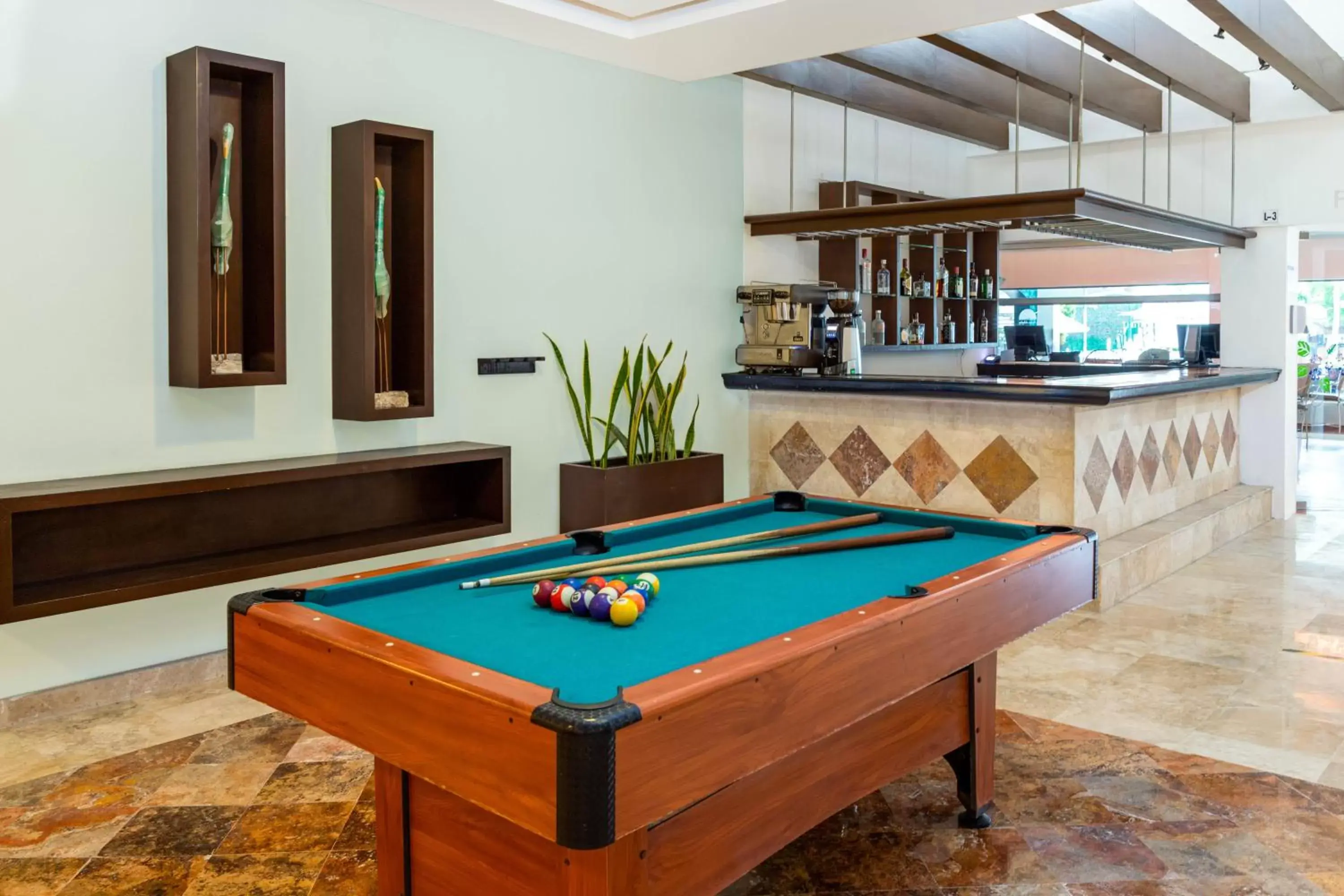 Billiard, Billiards in Beachscape Kin Ha Villas & Suites
