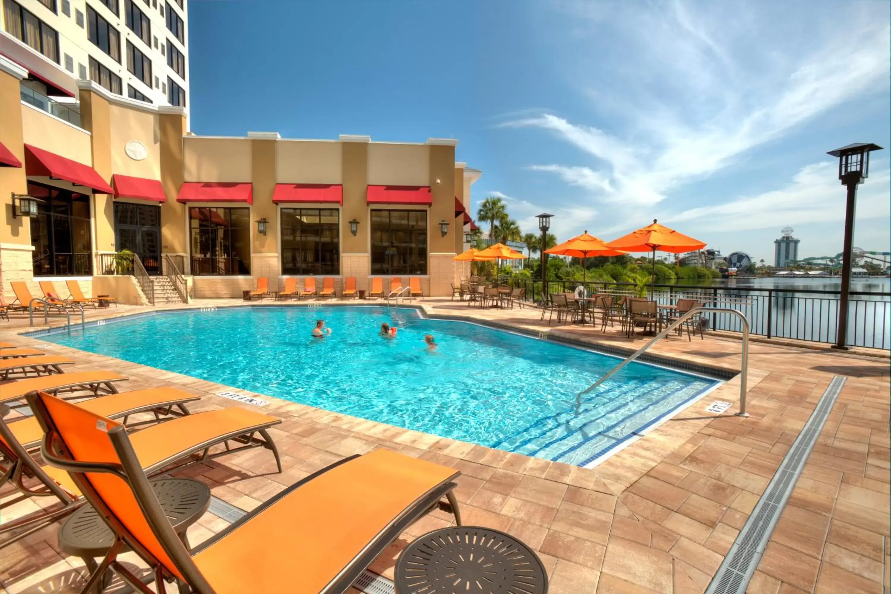Swimming Pool in Ramada Suites By Wyndham Orlando International Drive