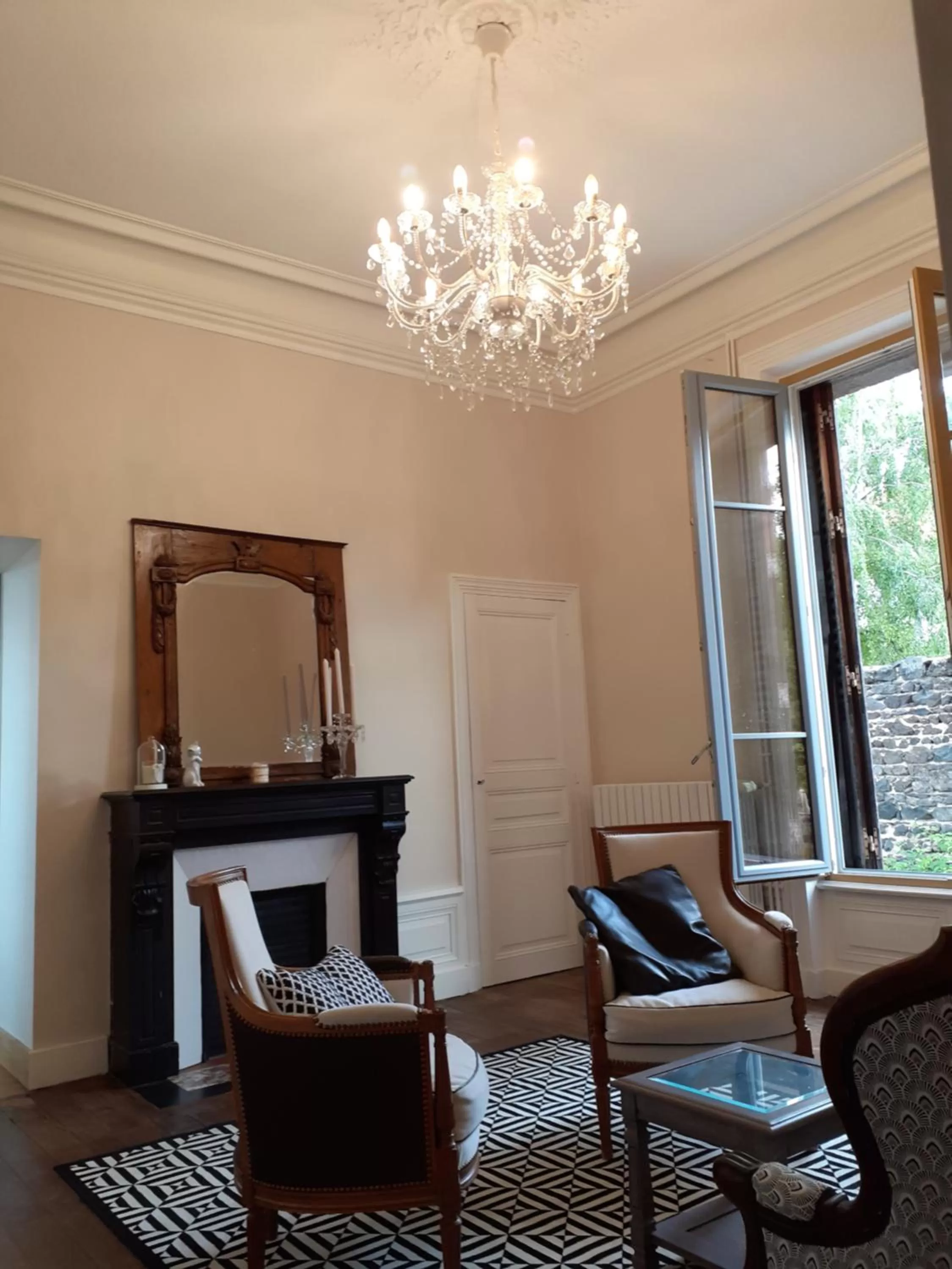 Living room in La Belle Epoque & Spa - Maison d'hôtes