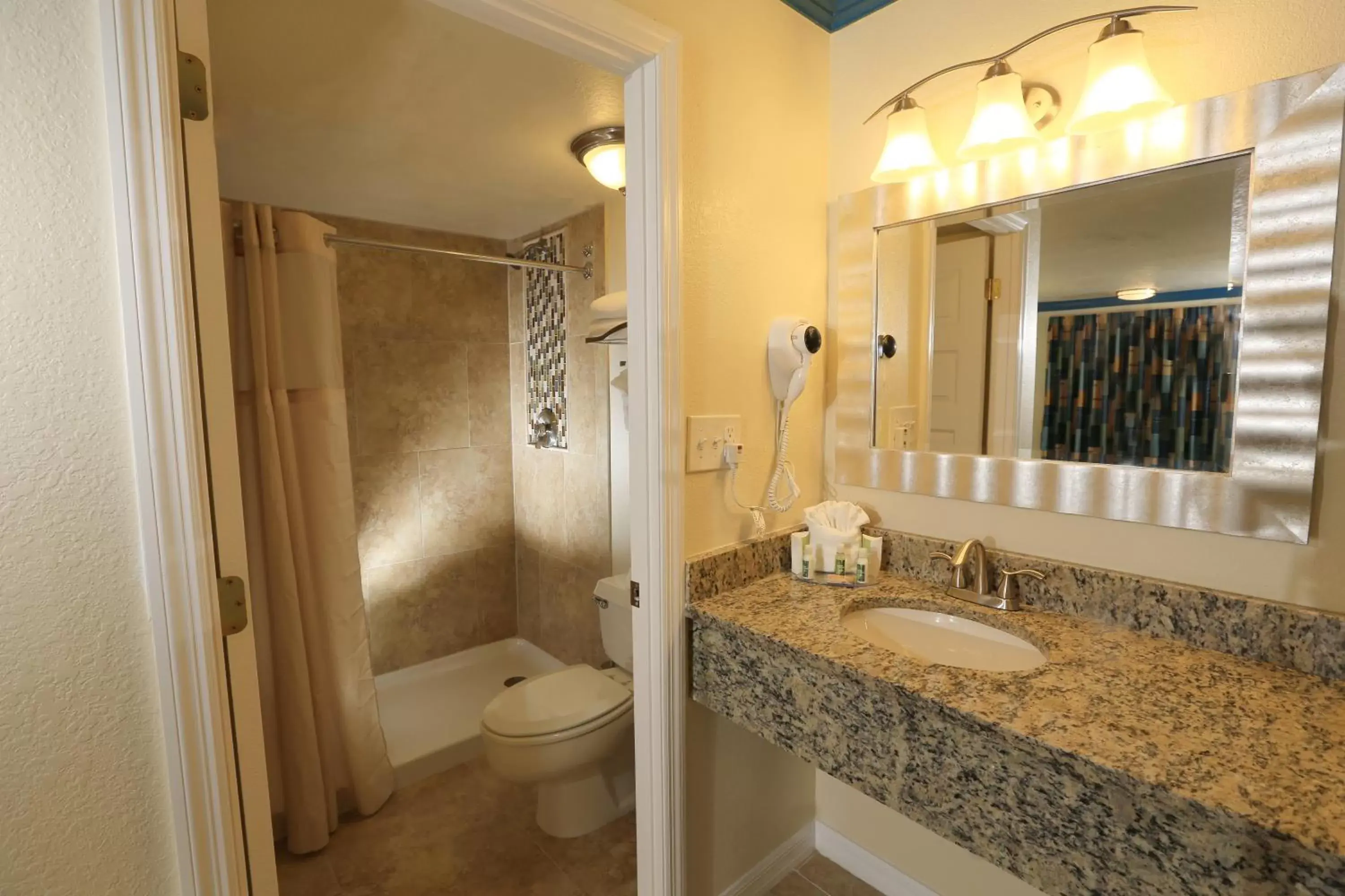 Bathroom in SureStay Plus by Best Western Orlando International Drive