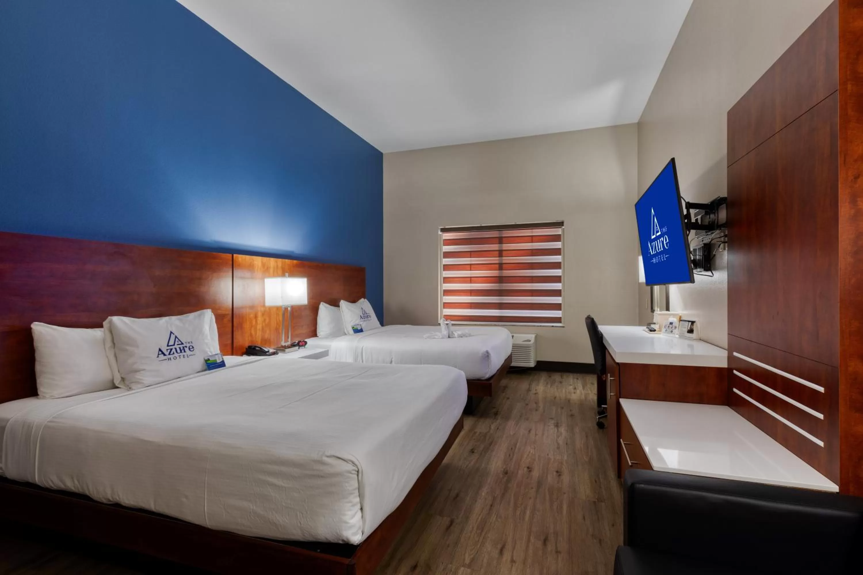 Bed in The Azure Hotel