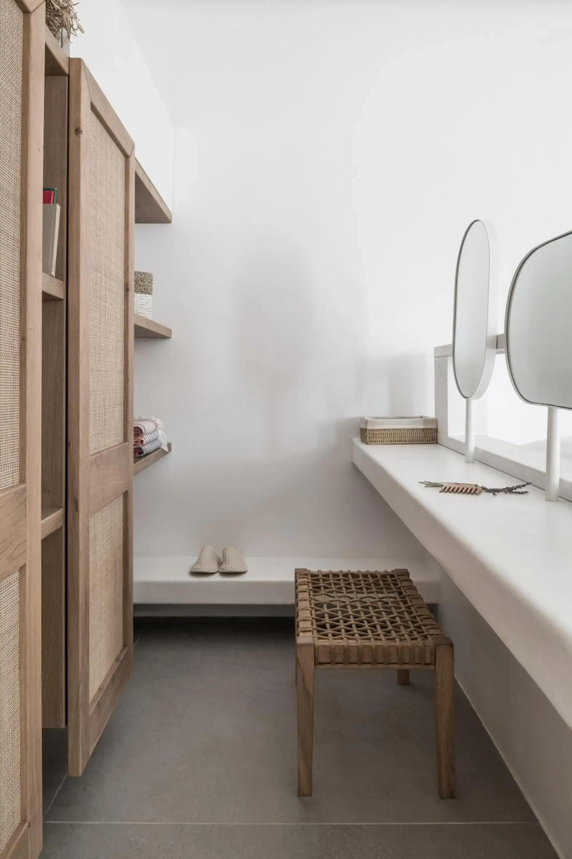 wardrobe, Bathroom in A Hotel Mykonos