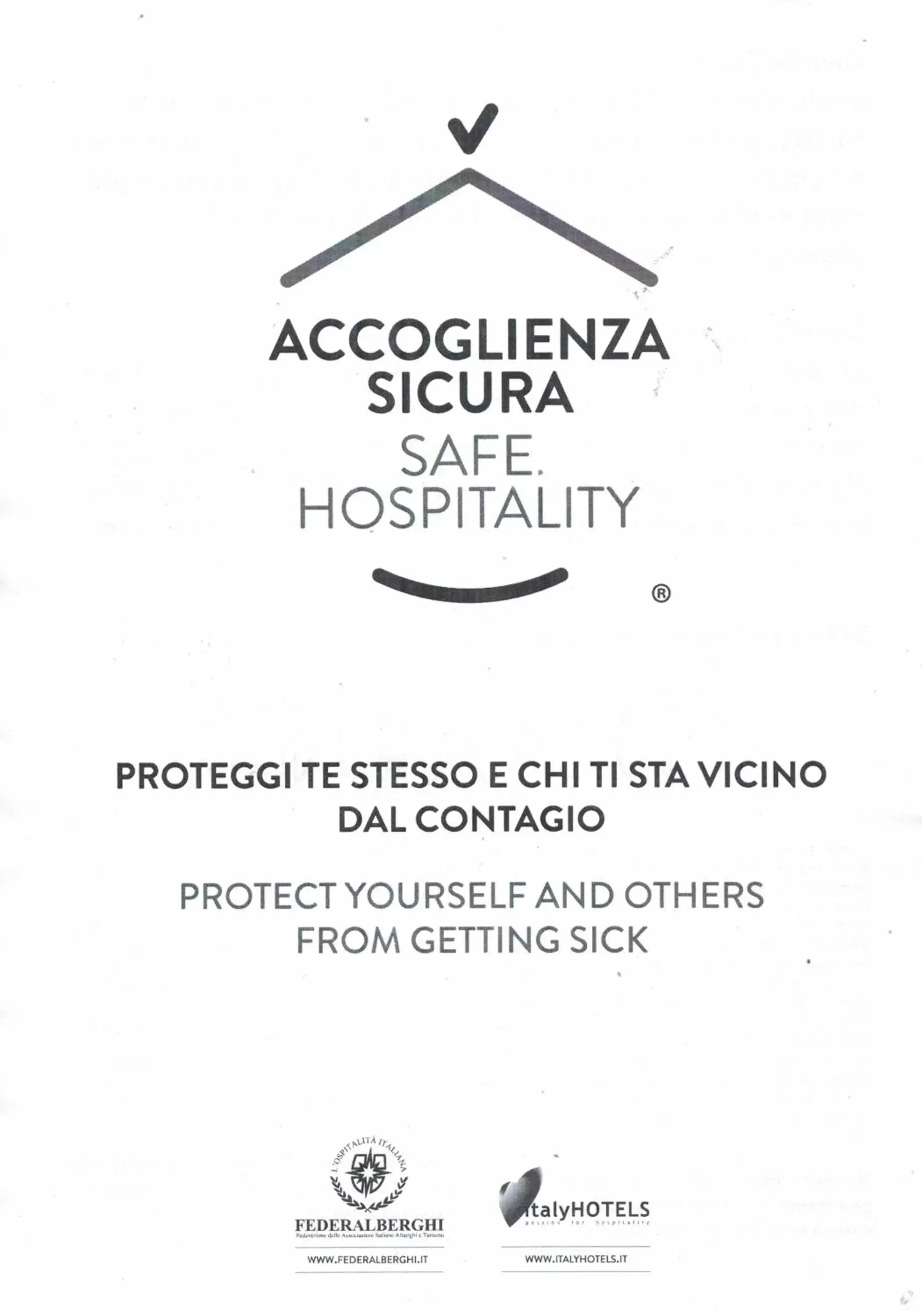 Logo/Certificate/Sign in Hotel Vela Azzurra