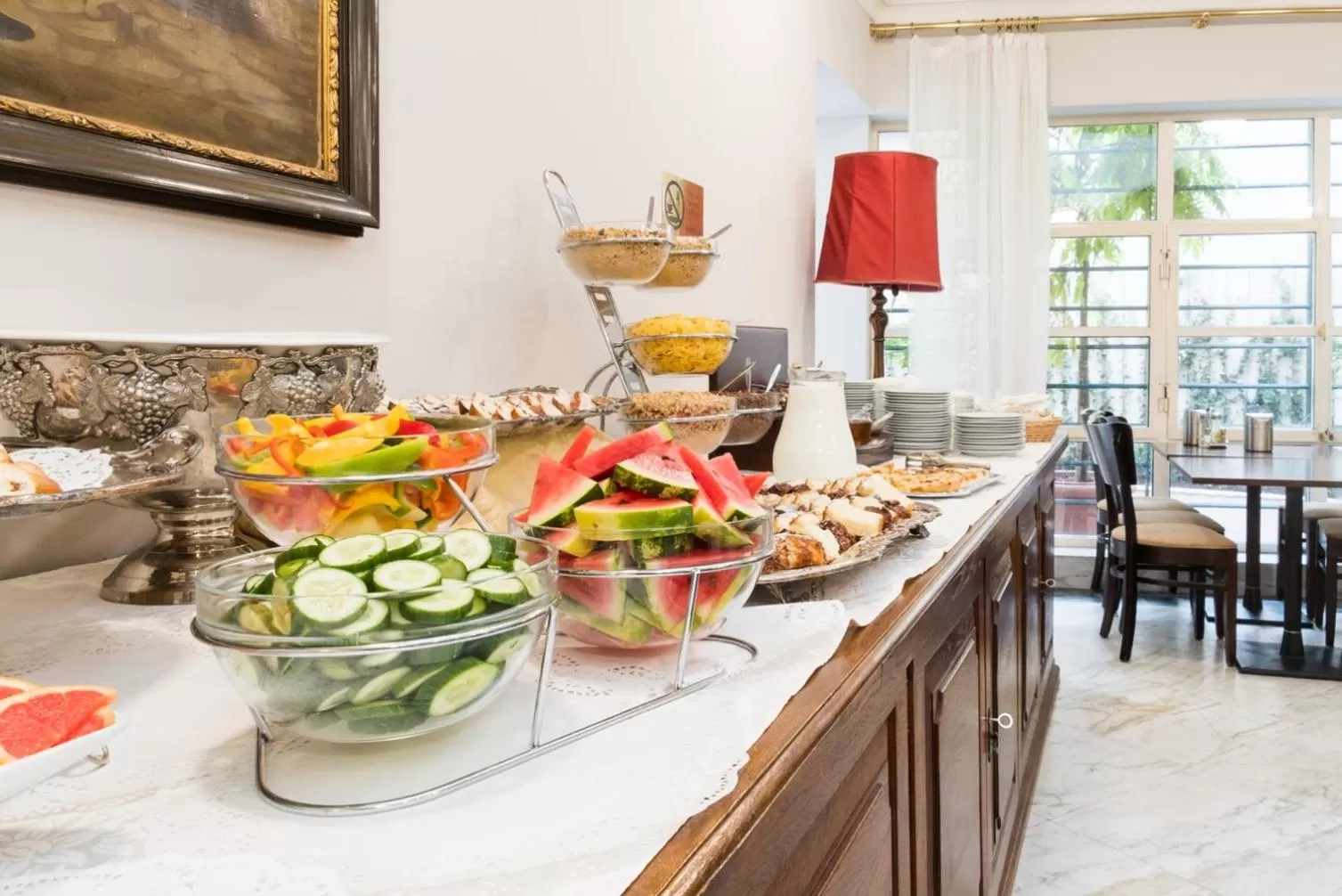 Food close-up in Hotel Bologna