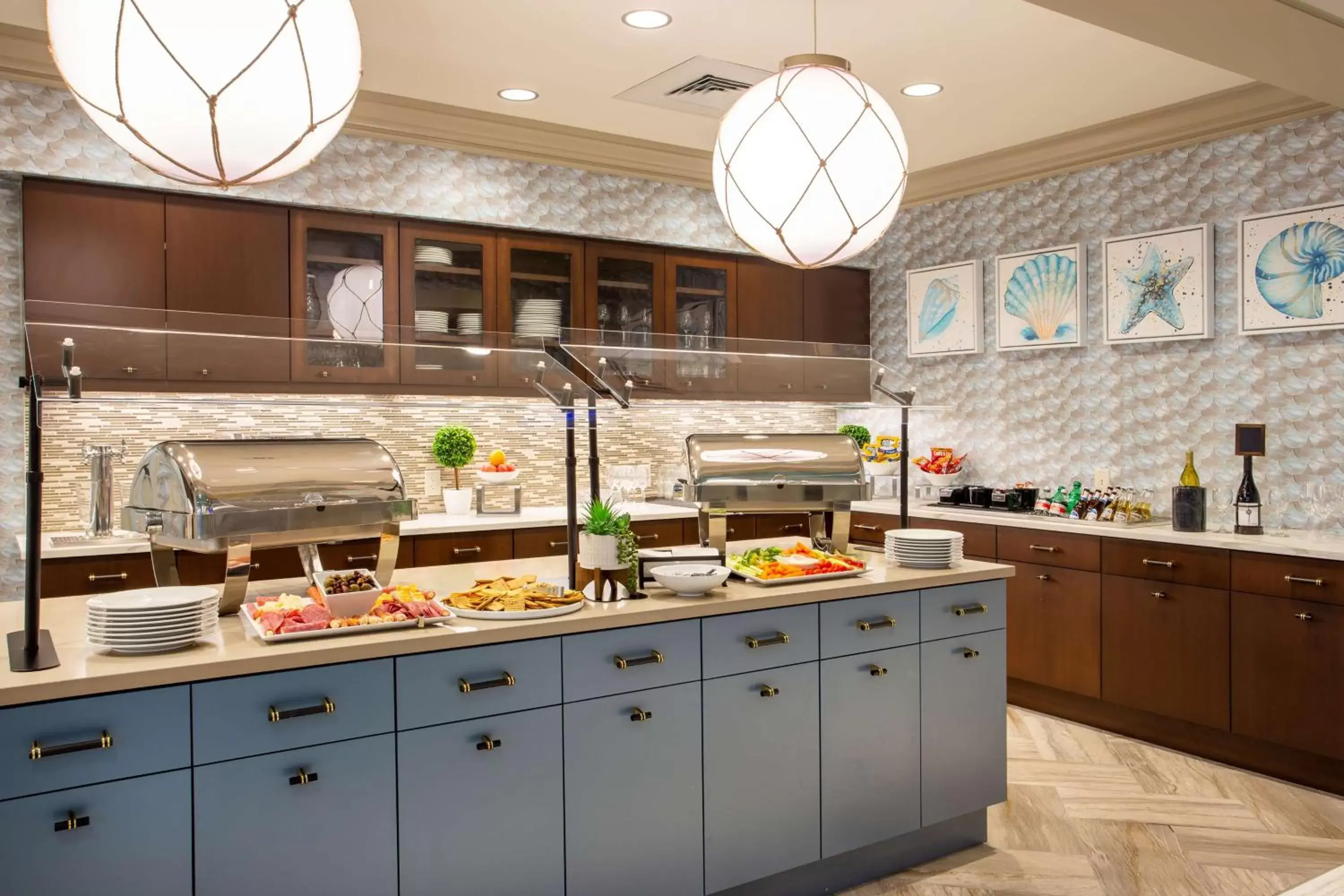 Breakfast, Kitchen/Kitchenette in Homewood Suites By Hilton Myrtle Beach Coastal Grand Mall