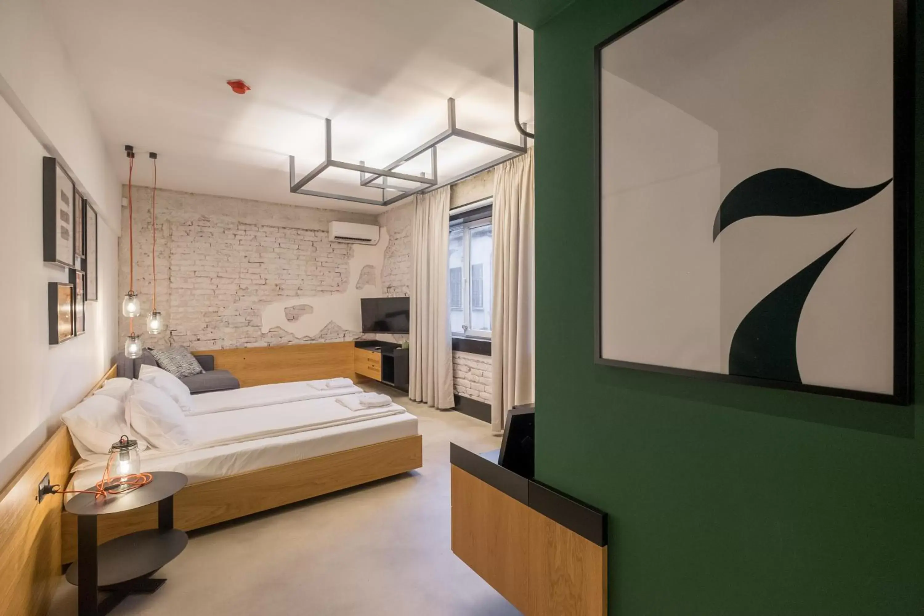 Bed in R34 Boutique Hotel Bed in R34 Boutique Hotel