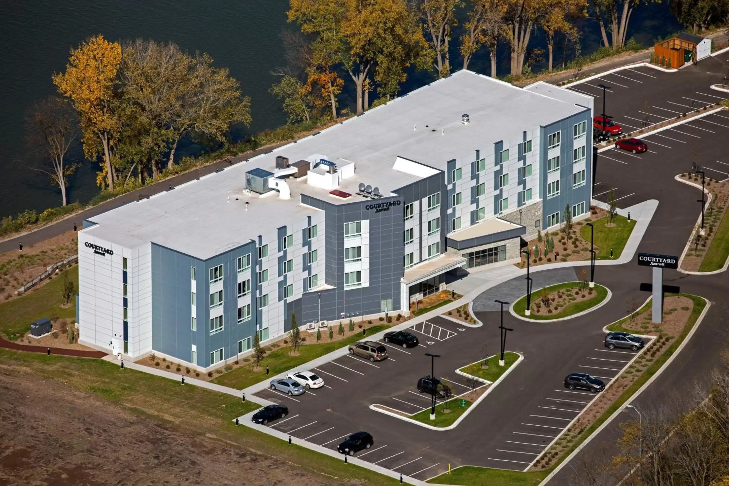 Property building, Bird's-eye View in Courtyard by Marriott Appleton Riverfront