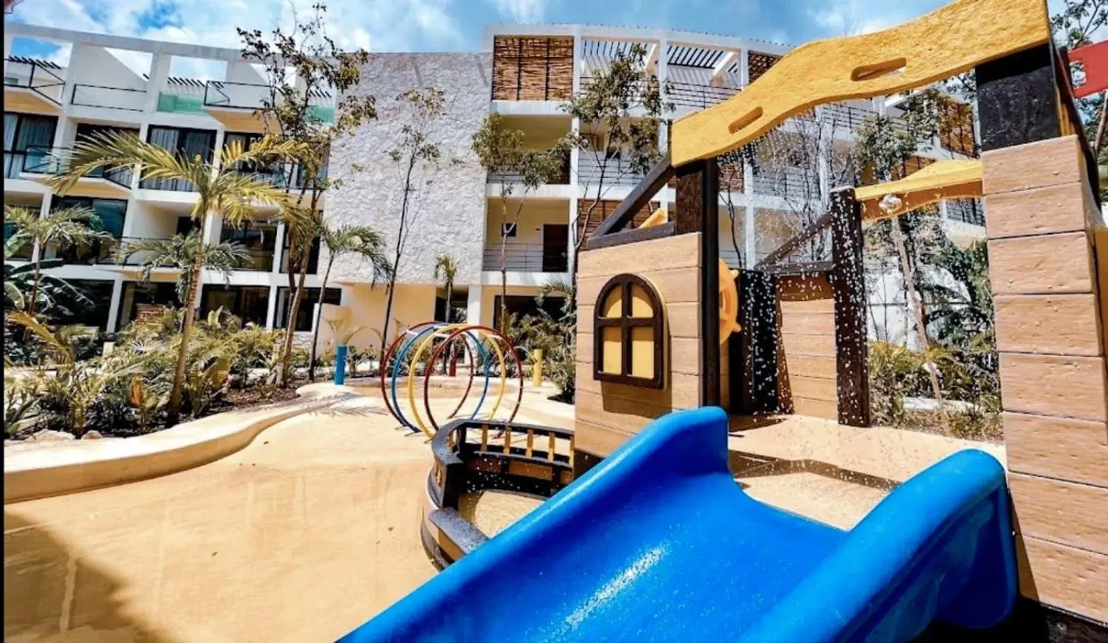 Children play ground in The Waves Tulum