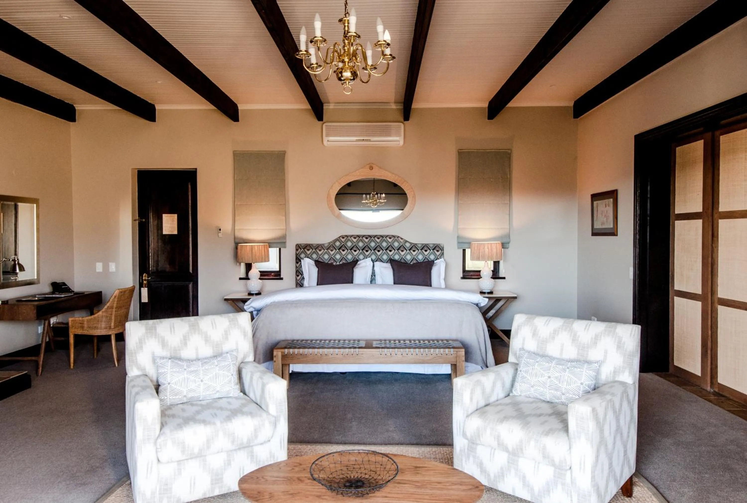 Bedroom, Bed in Sanbona Wildlife Reserve