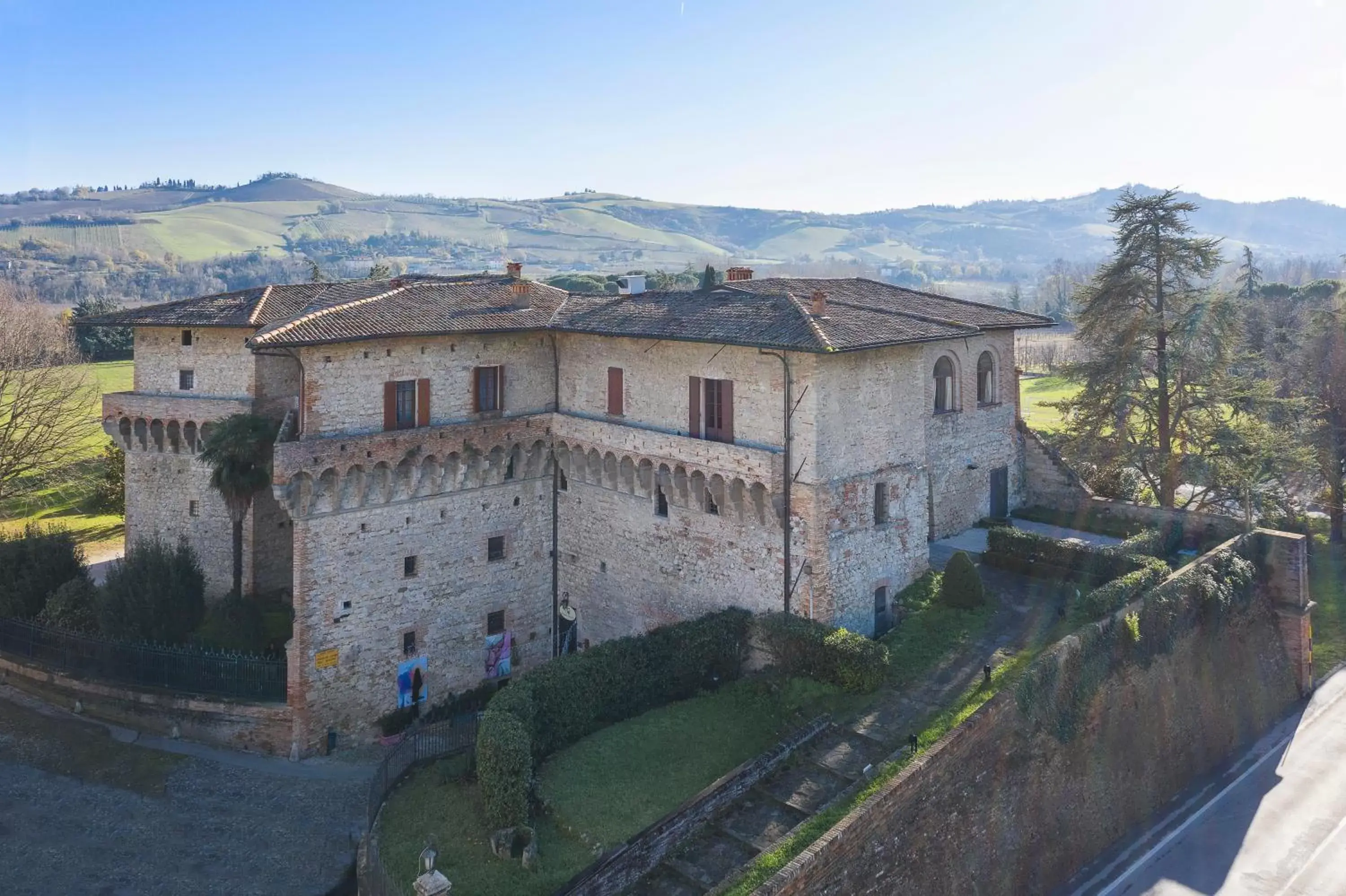 Bird's eye view in Castello del Capitano delle Artiglierie