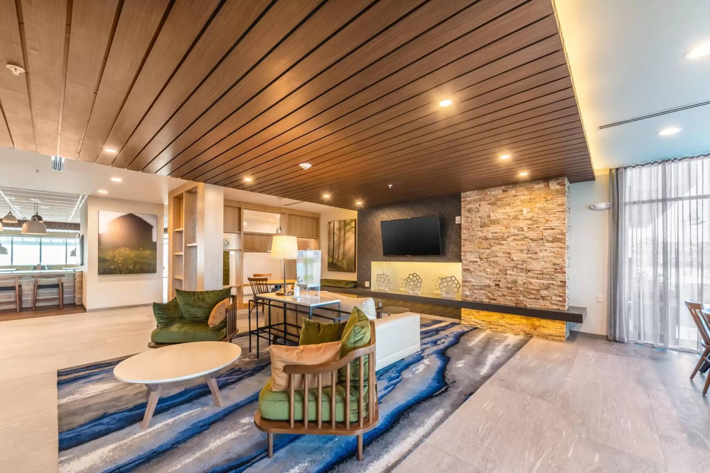 Lobby or reception, Seating Area in Fairfield Inn & Suites by Marriott Corpus Christi Central