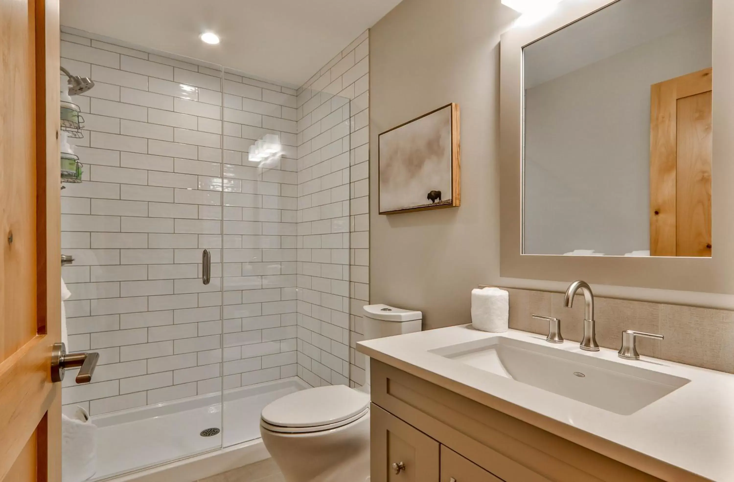 Bathroom in Tamarack Lodge by Spring Creek Vacations