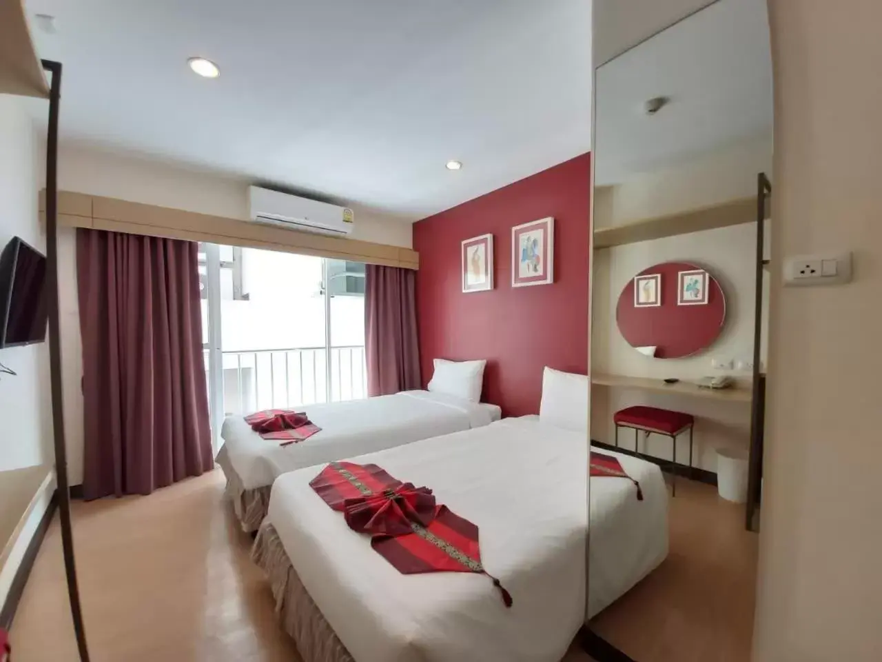 Bed in Klean Residence Hotel