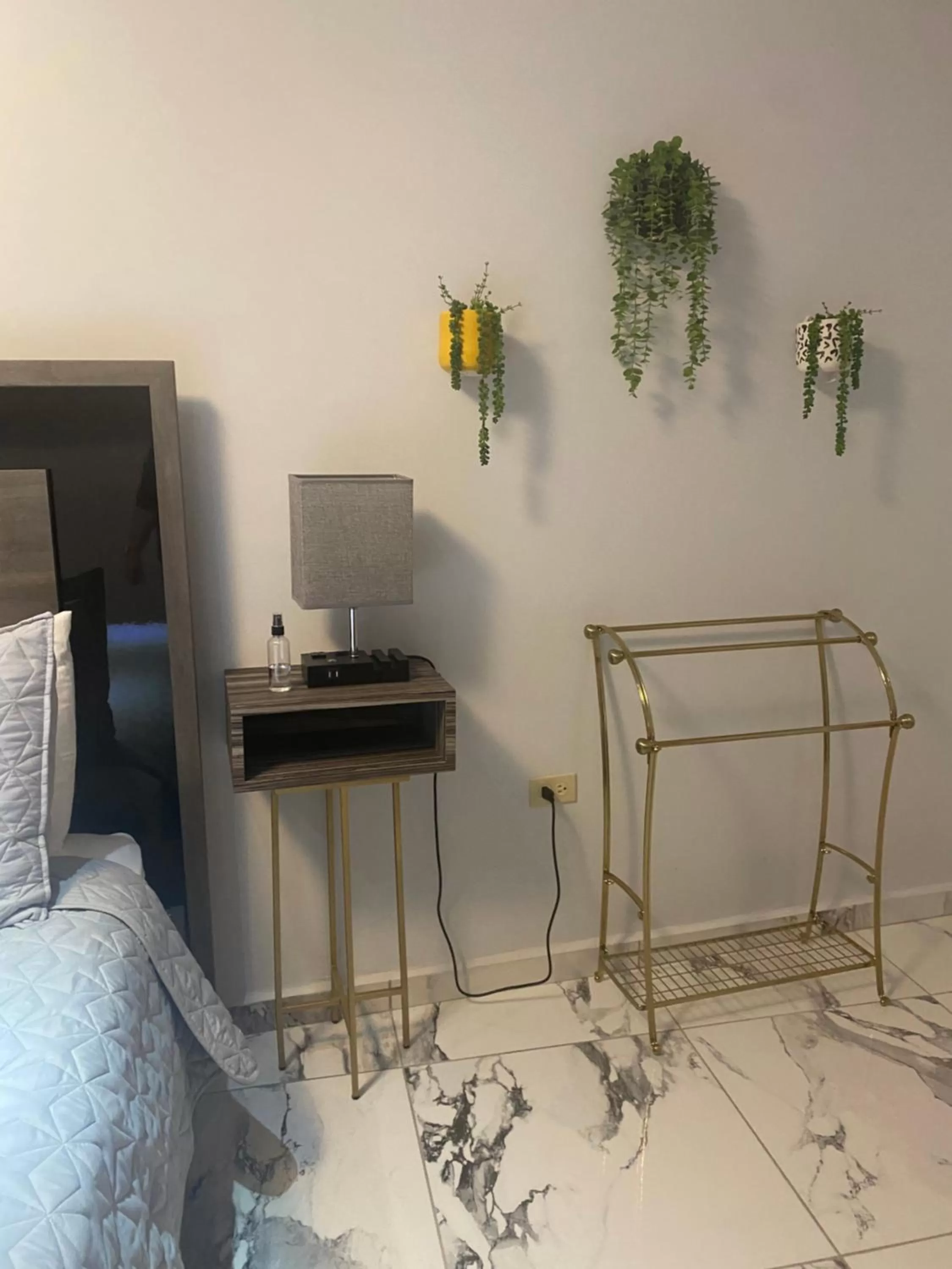 Decorative detail, Bed in Itza-Bella Suites