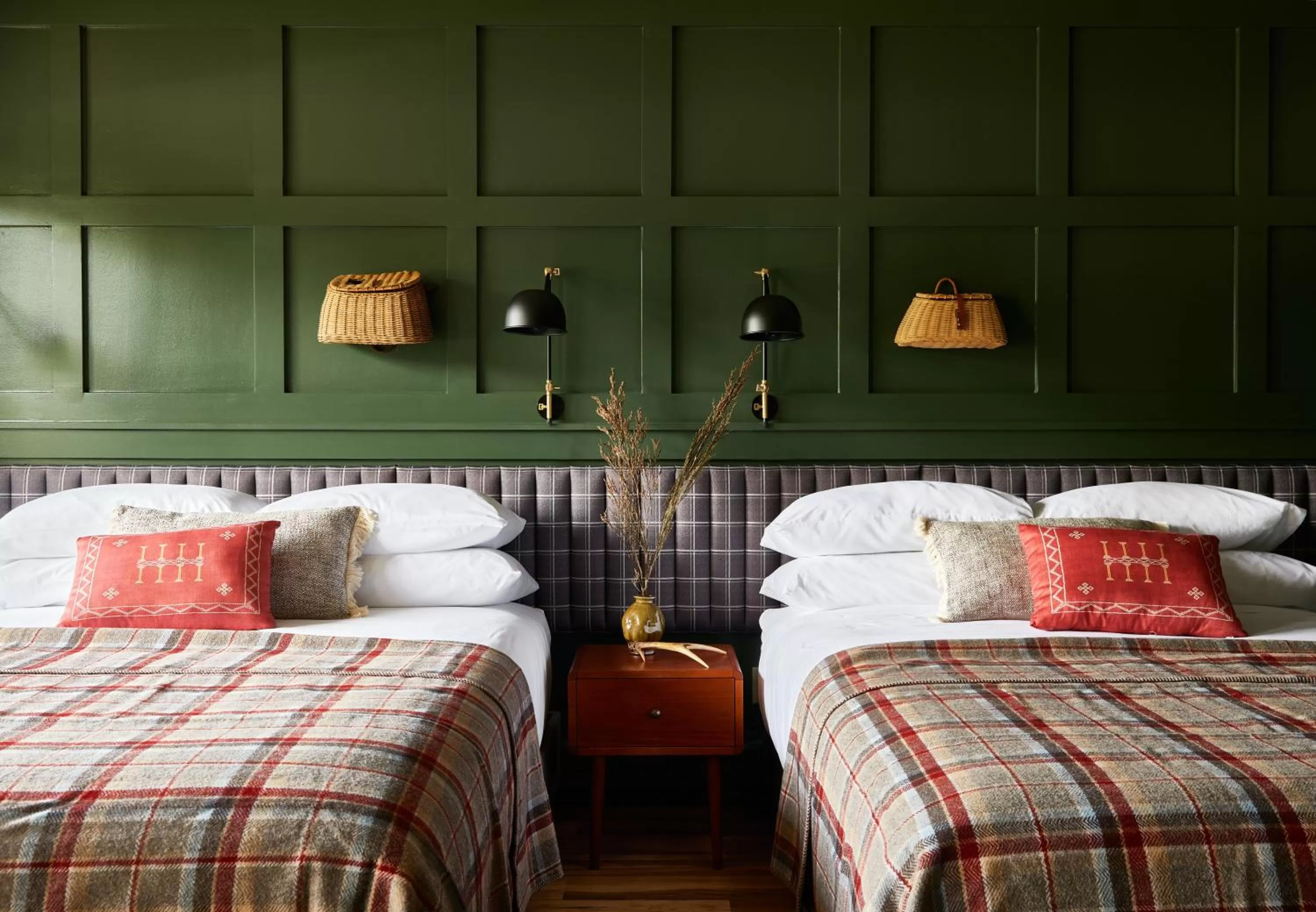 Bed in Hunter Lodge, a Bluebird by Lark