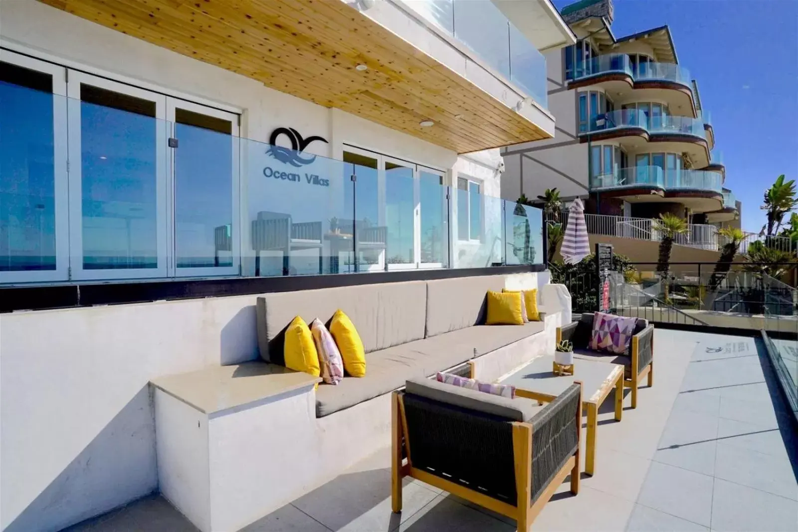 Property building in Ocean Villas Beach Front Property building in Ocean Villas Beach Front