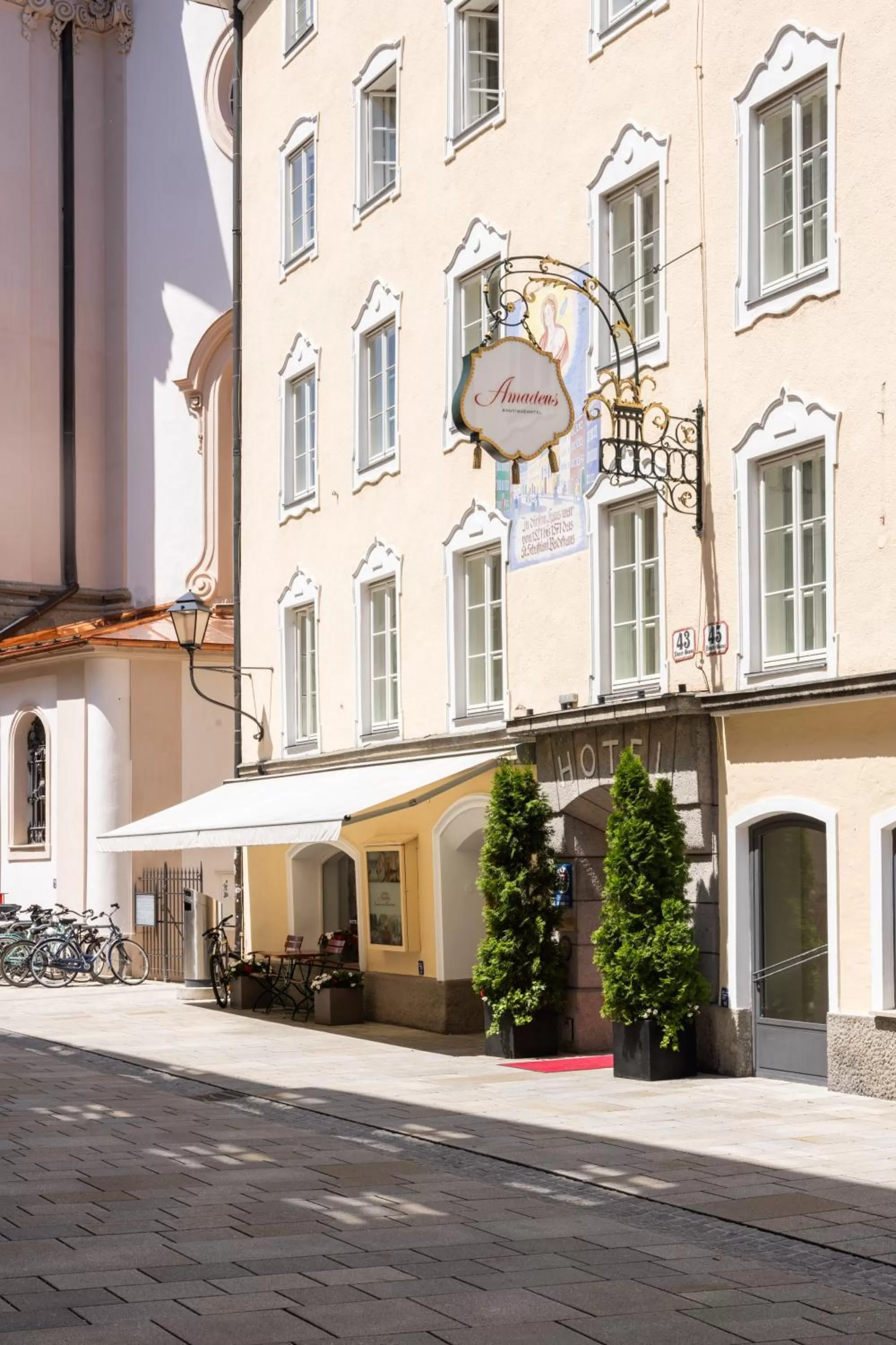 Property building in Boutiquehotel Amadeus