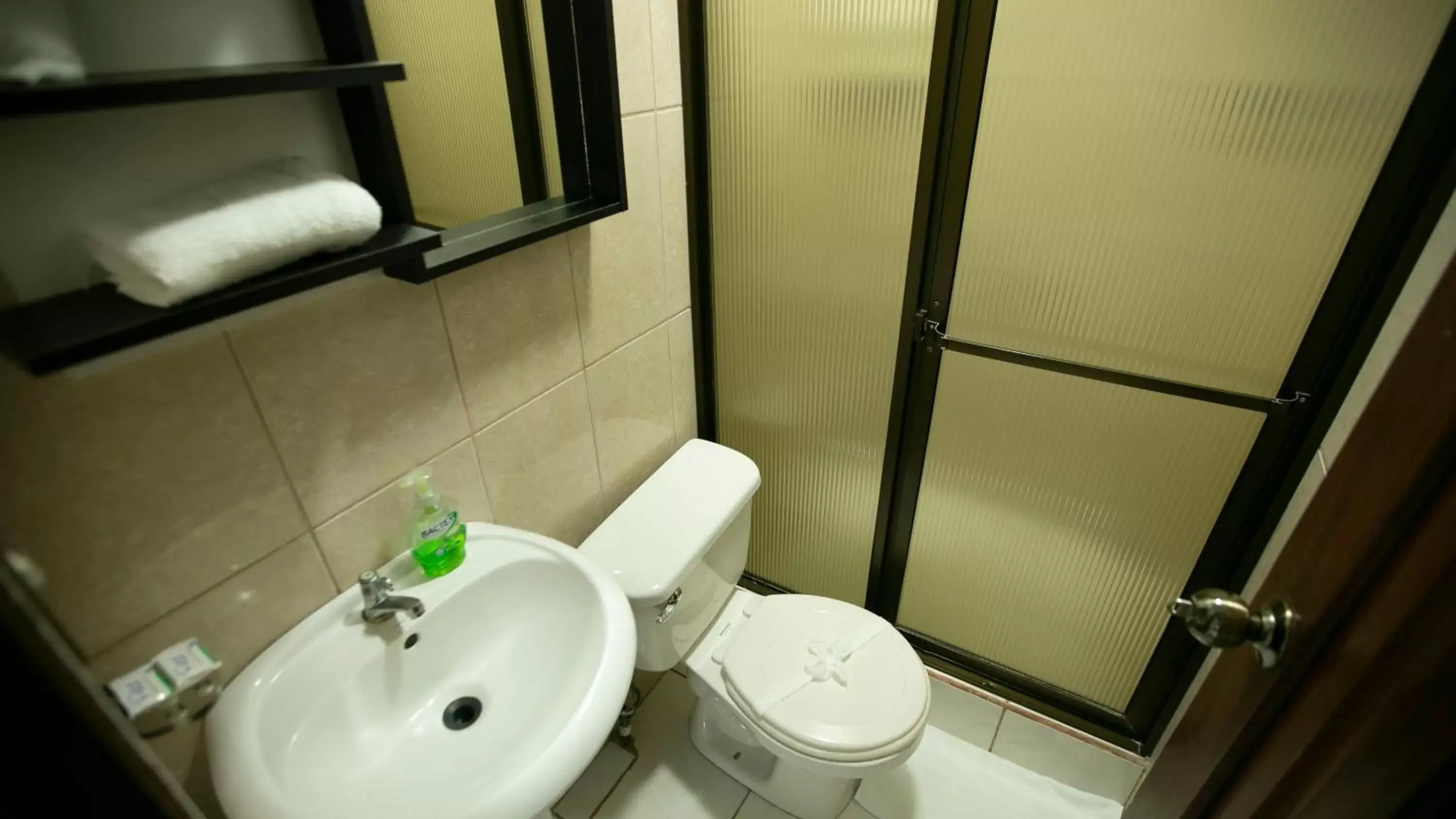 Shower, Bathroom in Coati Arenal Lodge