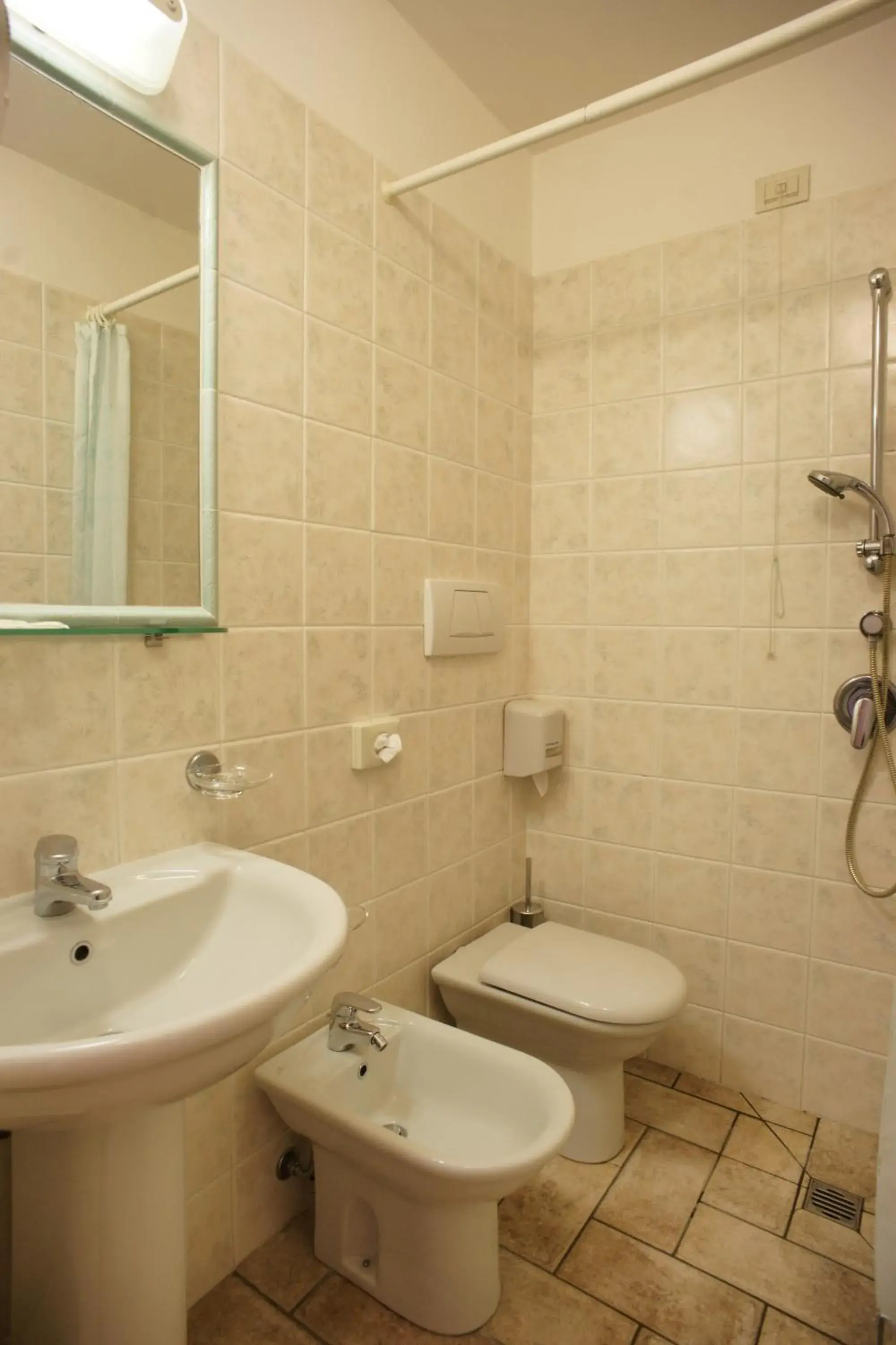 Bathroom in Albergo La Rocca