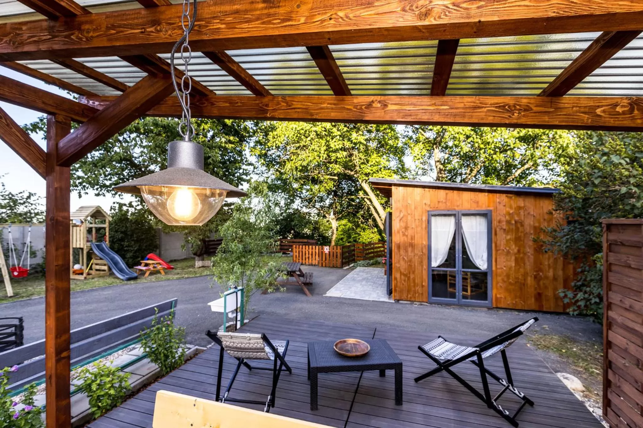 Garden view in bergRESORT apartments