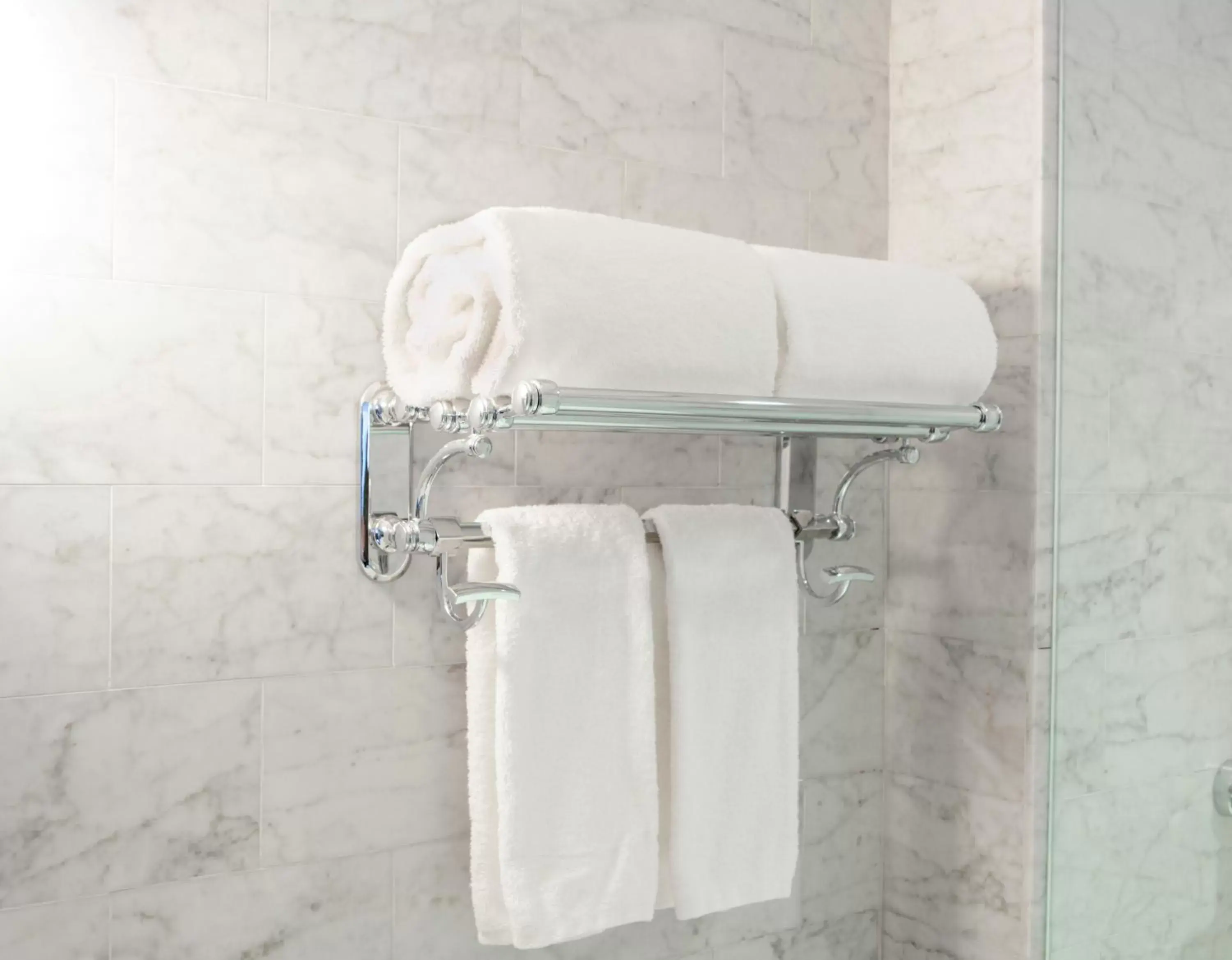 towels, Bathroom in The Tillary Hotel Brooklyn