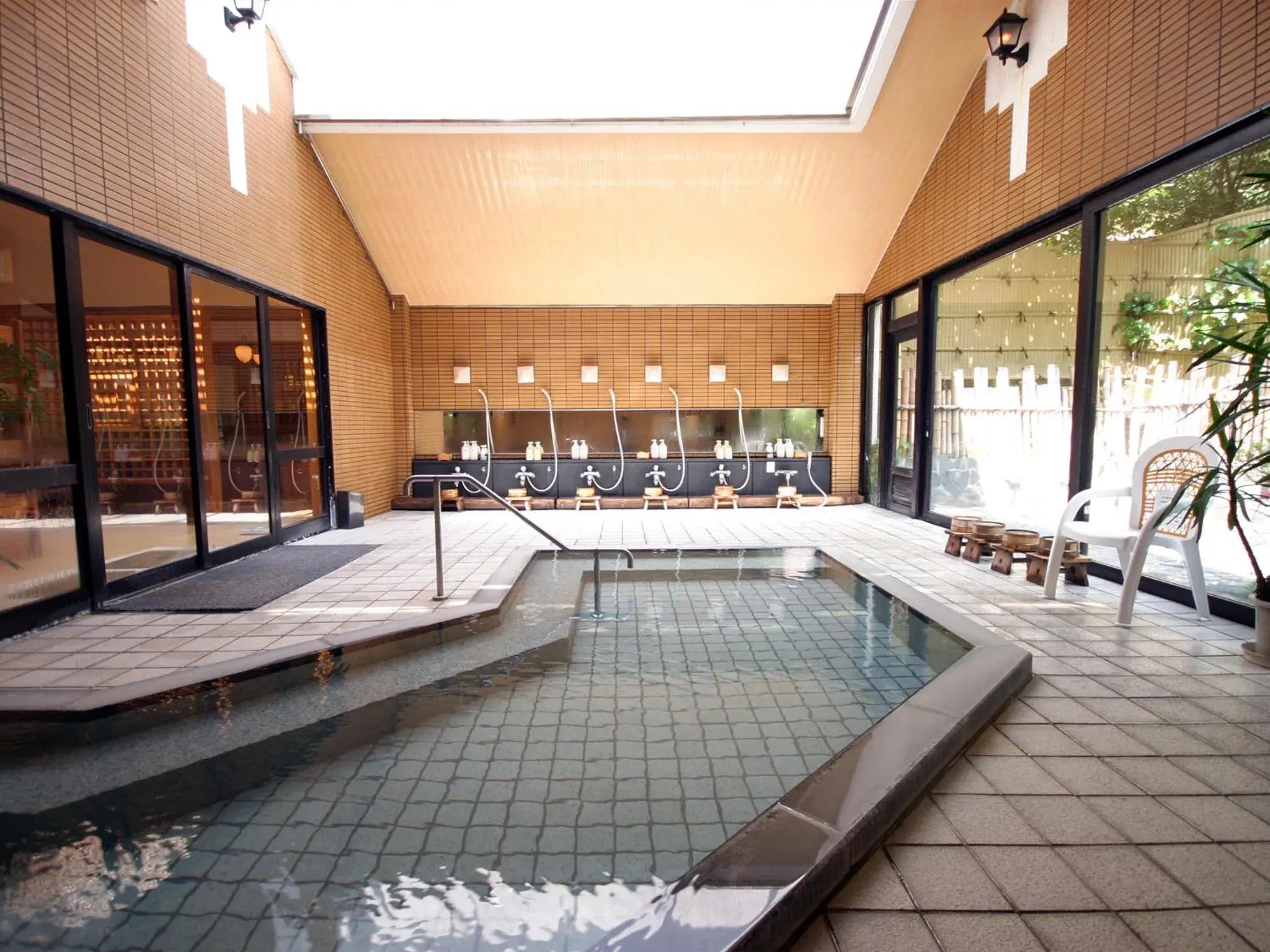 Hot Spring Bath, Spa/Wellness in Suikoen Ryokan