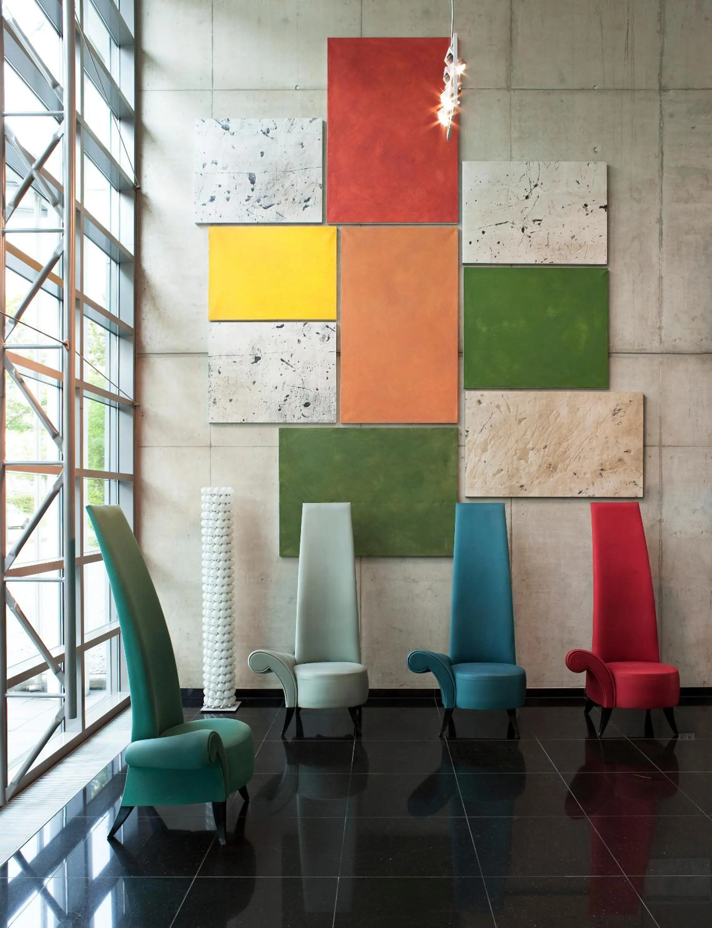 Lobby or reception in FOUR Munich Neue Messe