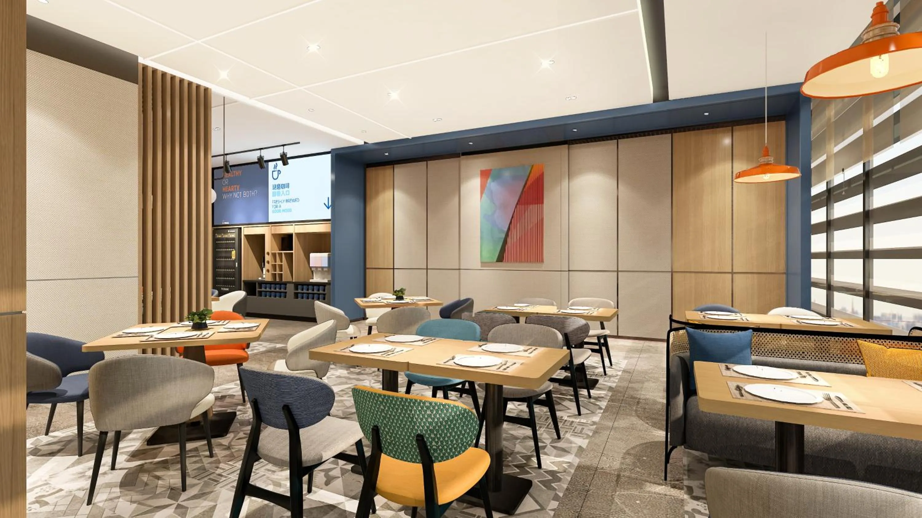 Restaurant/places to eat in Holiday Inn Express Chongqing Caiyun Lake by IHG