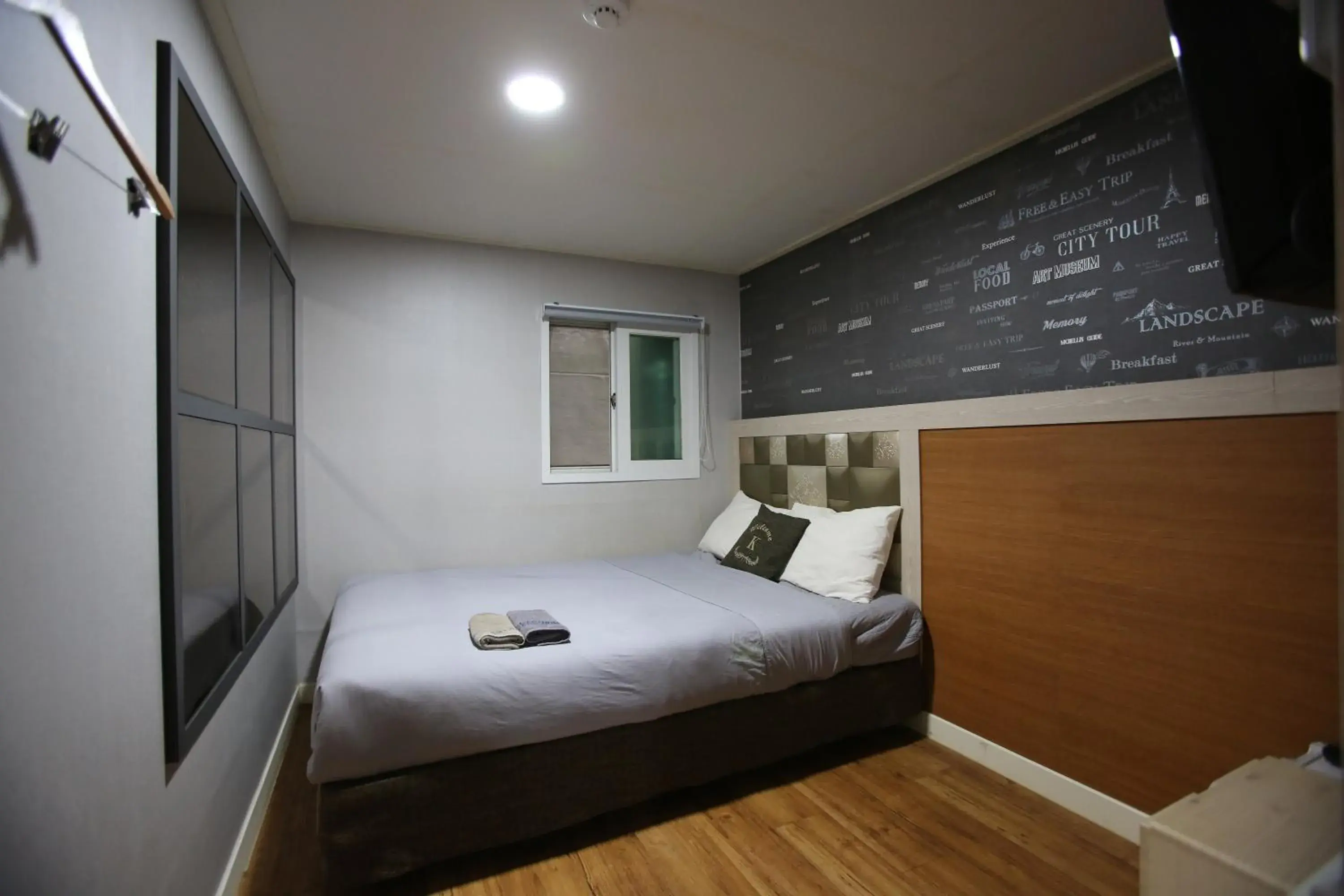 Bed in K Guesthouse Seomyeon