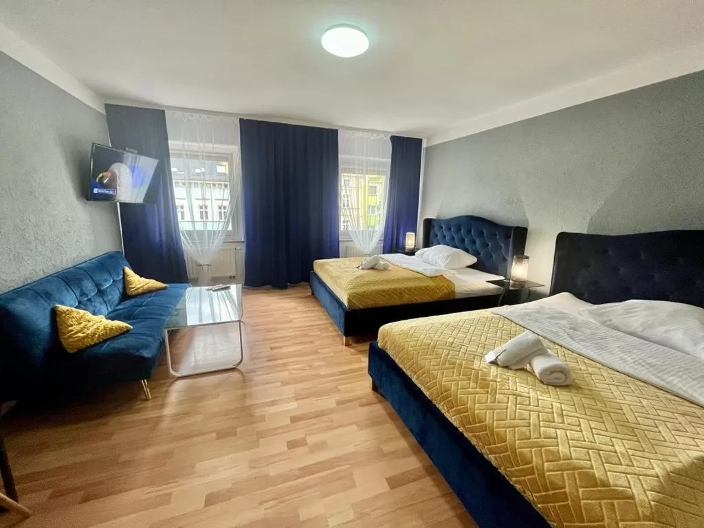Photo of the whole room, Bed in Great Polonia Strzegom City Center