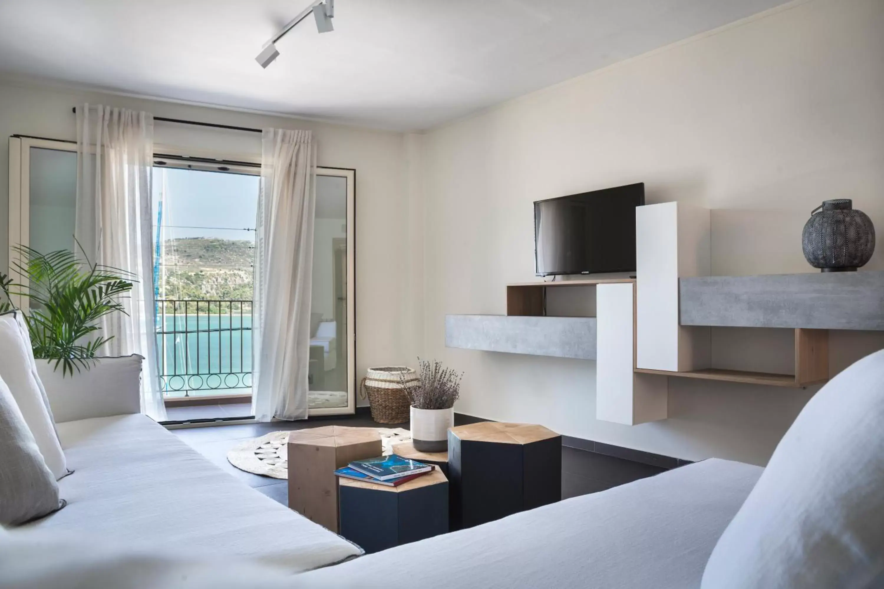 Living room in Argostoli Marina Suites