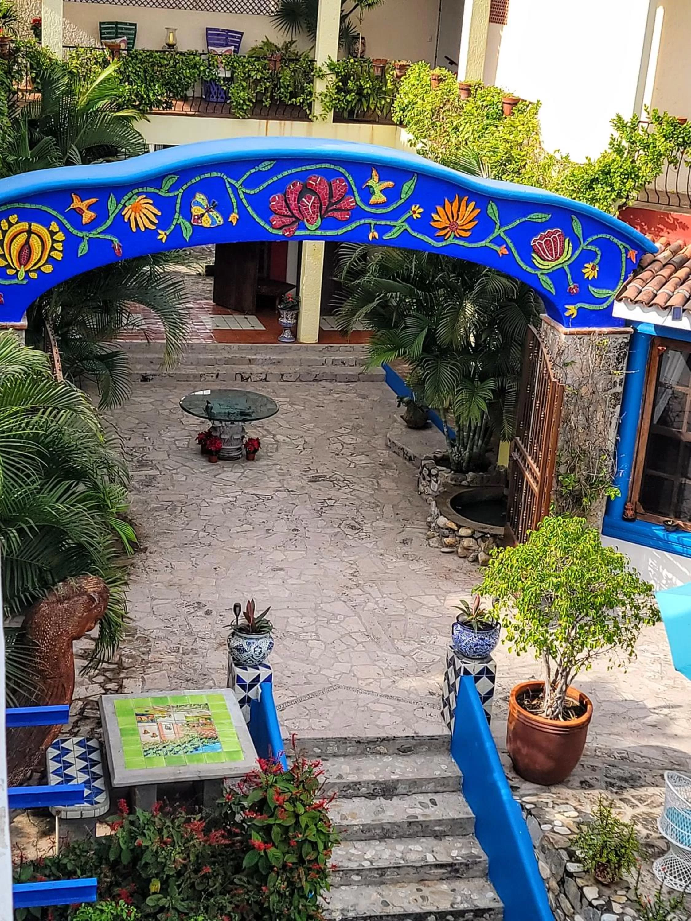 Inner courtyard view in Villas Jardin Del Mar