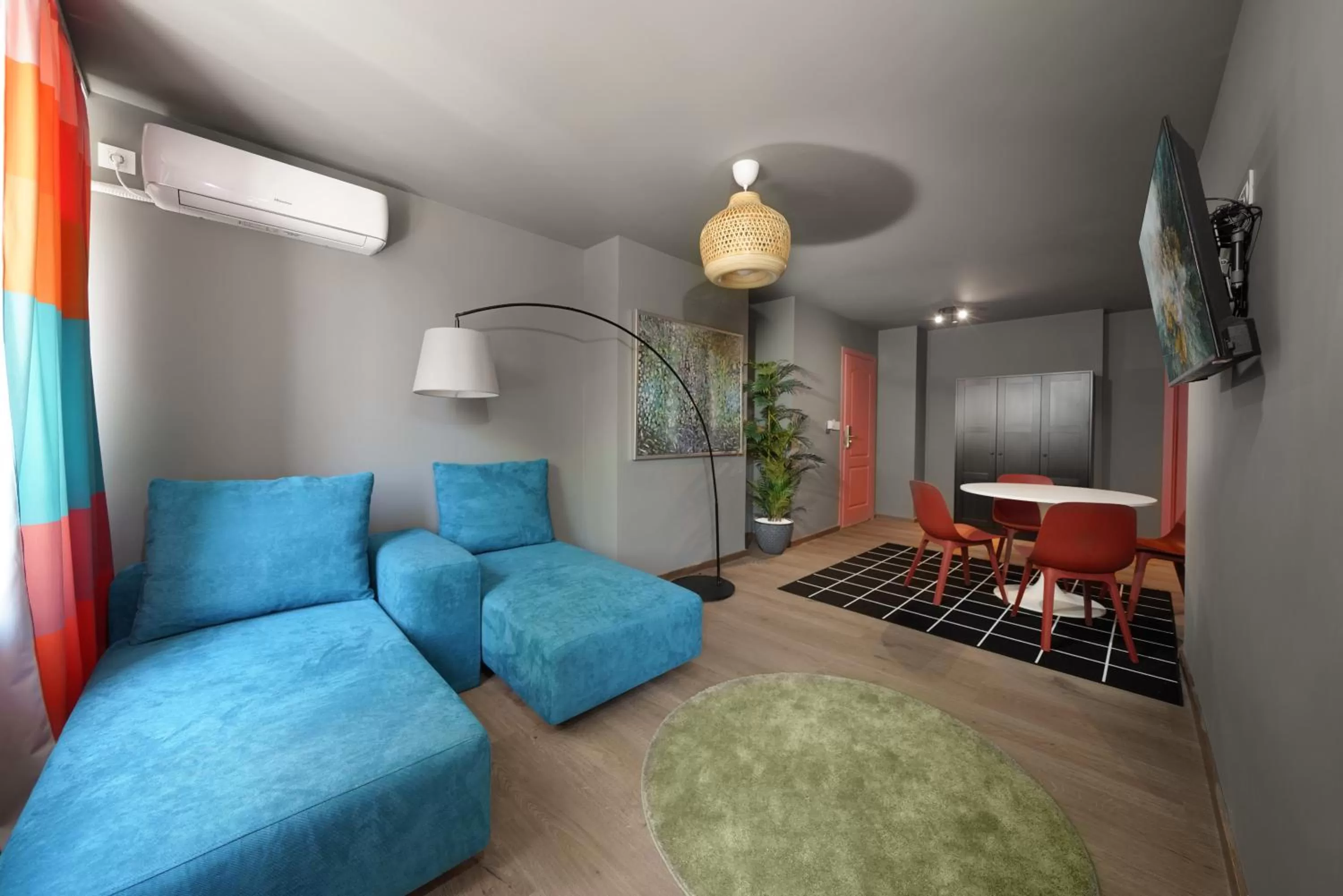 TV and multimedia, Seating Area in Tulum Apart Center Belgrade