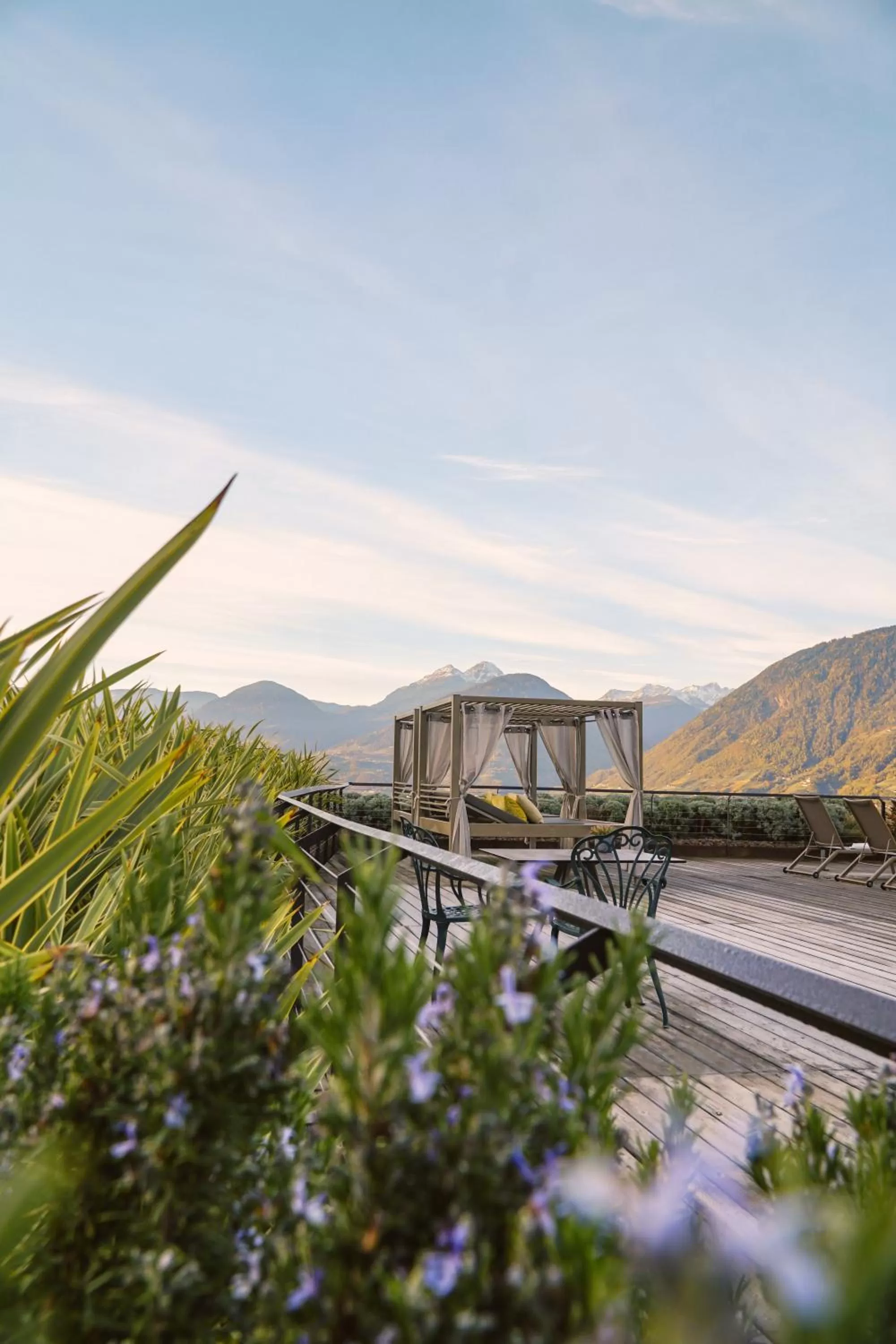 Decorative detail in Hotel Rosengarten (Schenna Resort)