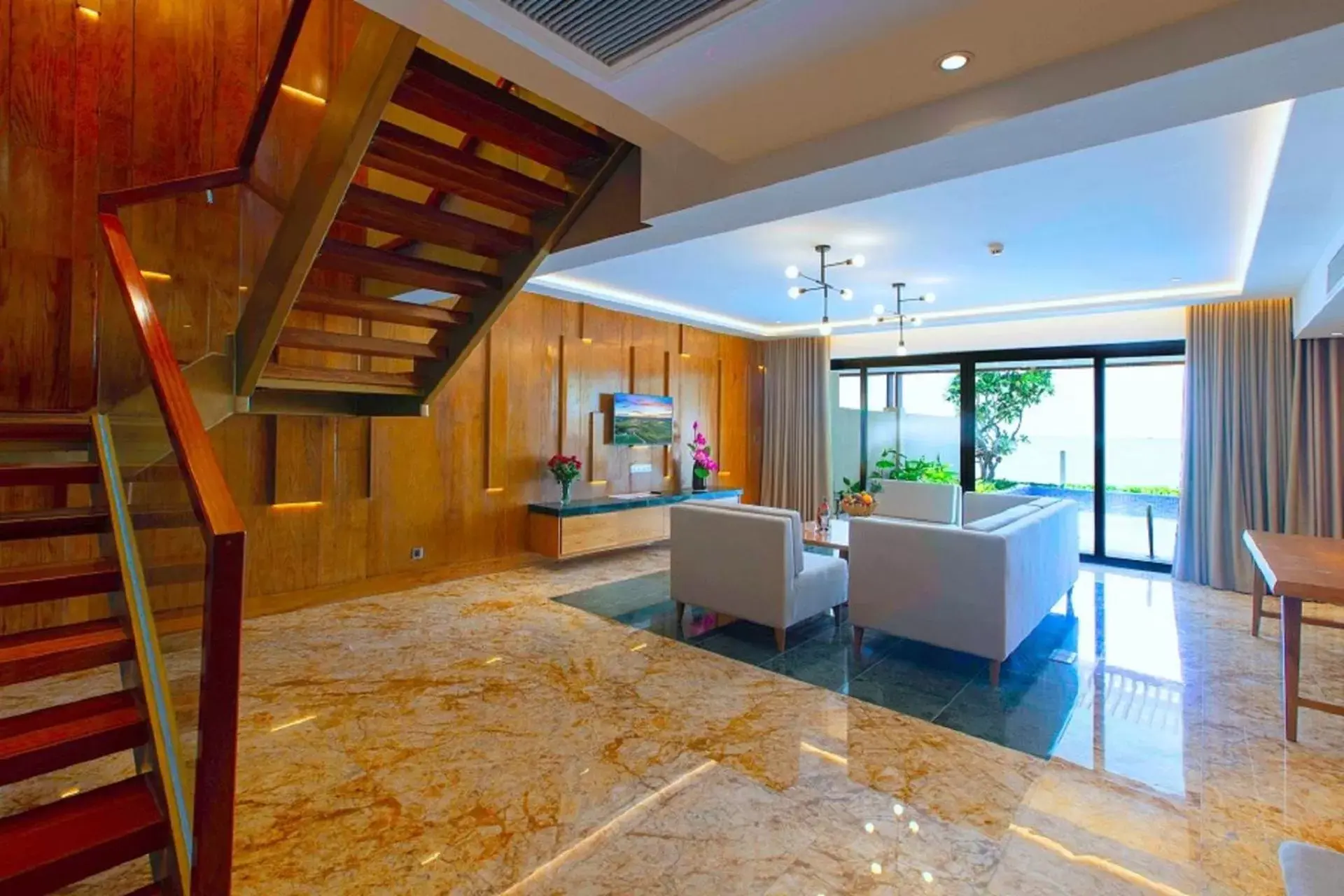 Living room, Lobby/Reception in Marina Bay Vung Tau Resort & Spa