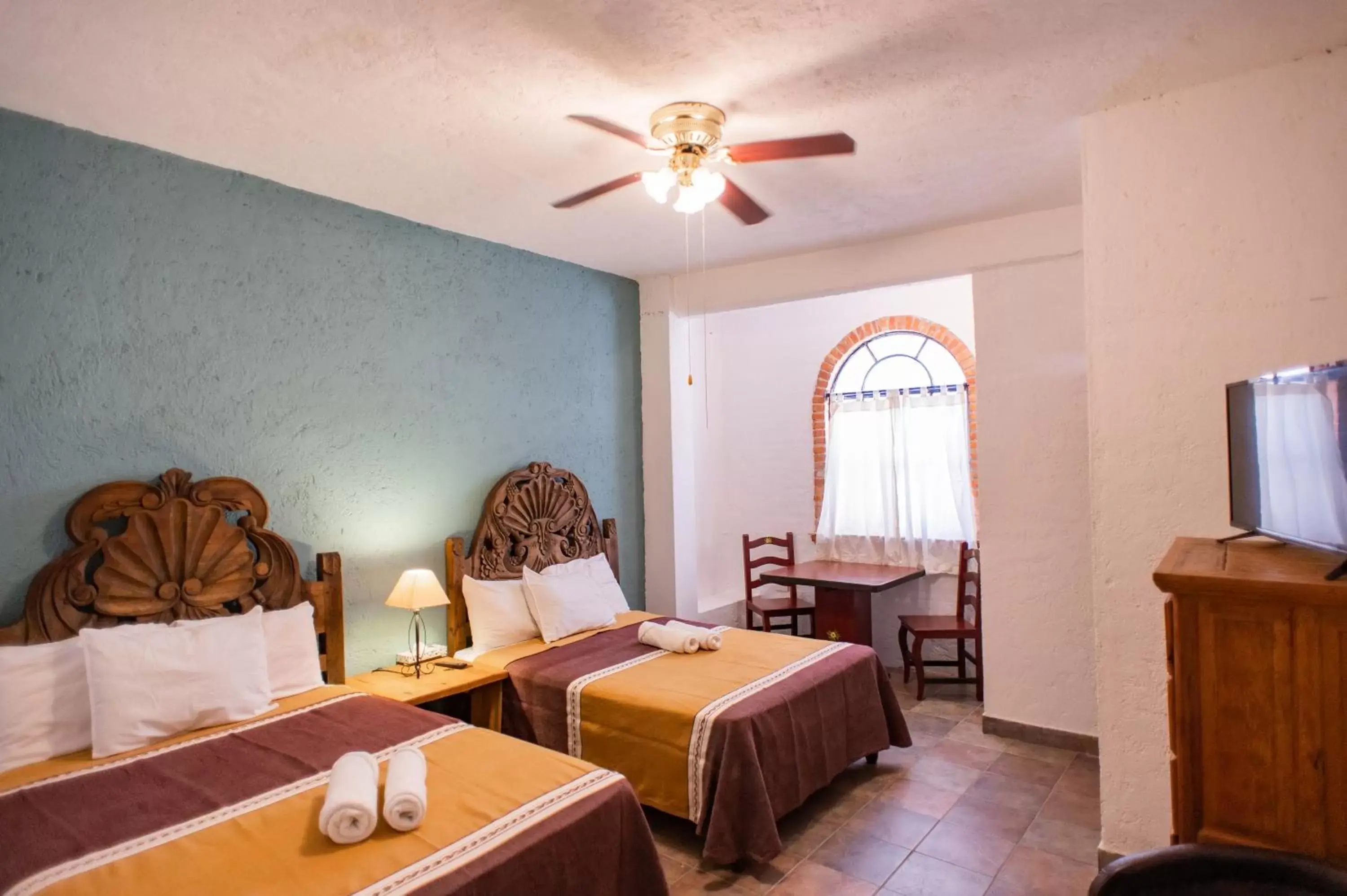 Bedroom, Bed in Posada San Miguelito