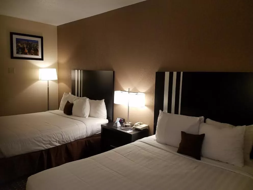 Bed in Ramada by Wyndham Glendale Heights/Lombard