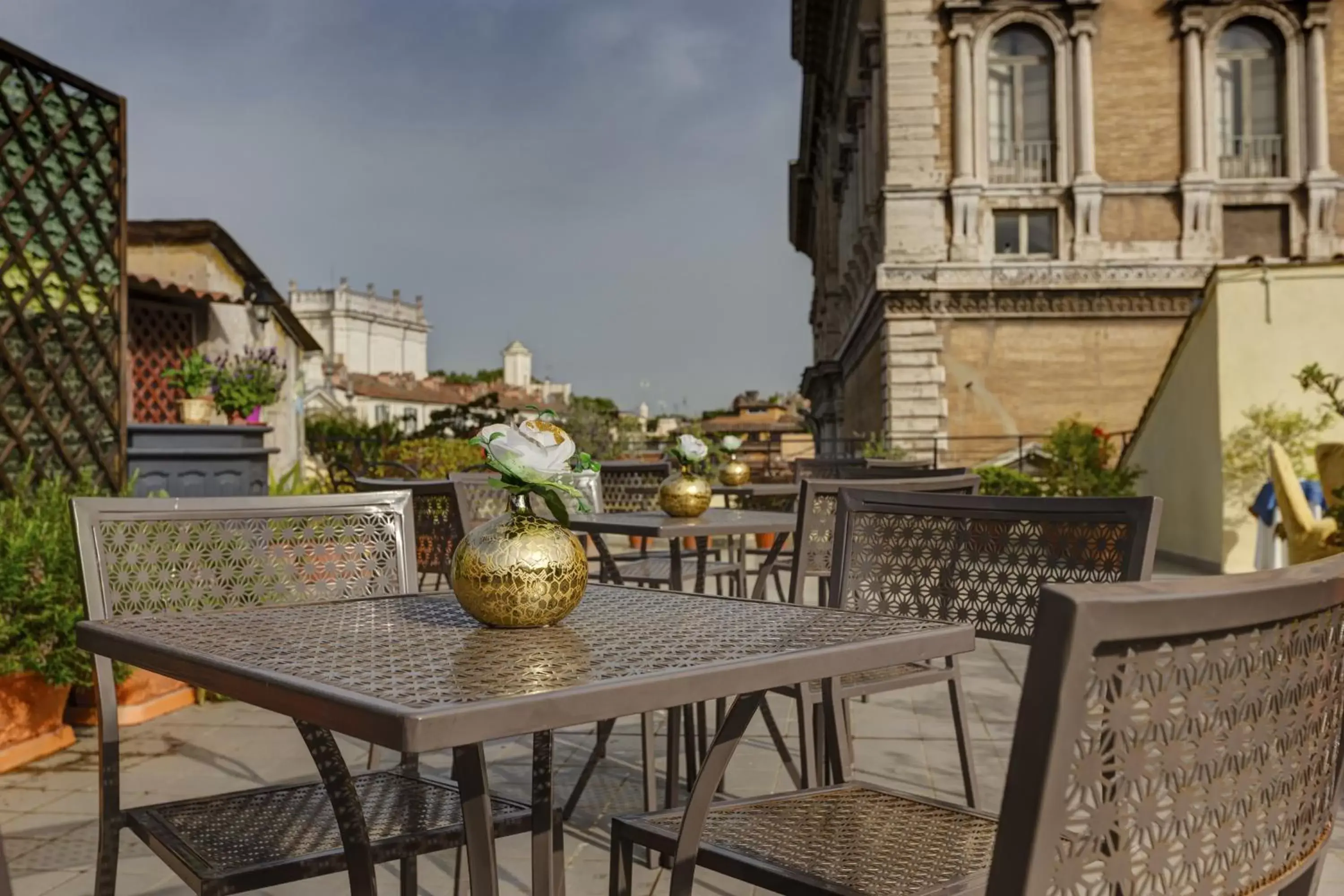 Balcony/Terrace in Hotel Residenza In Farnese