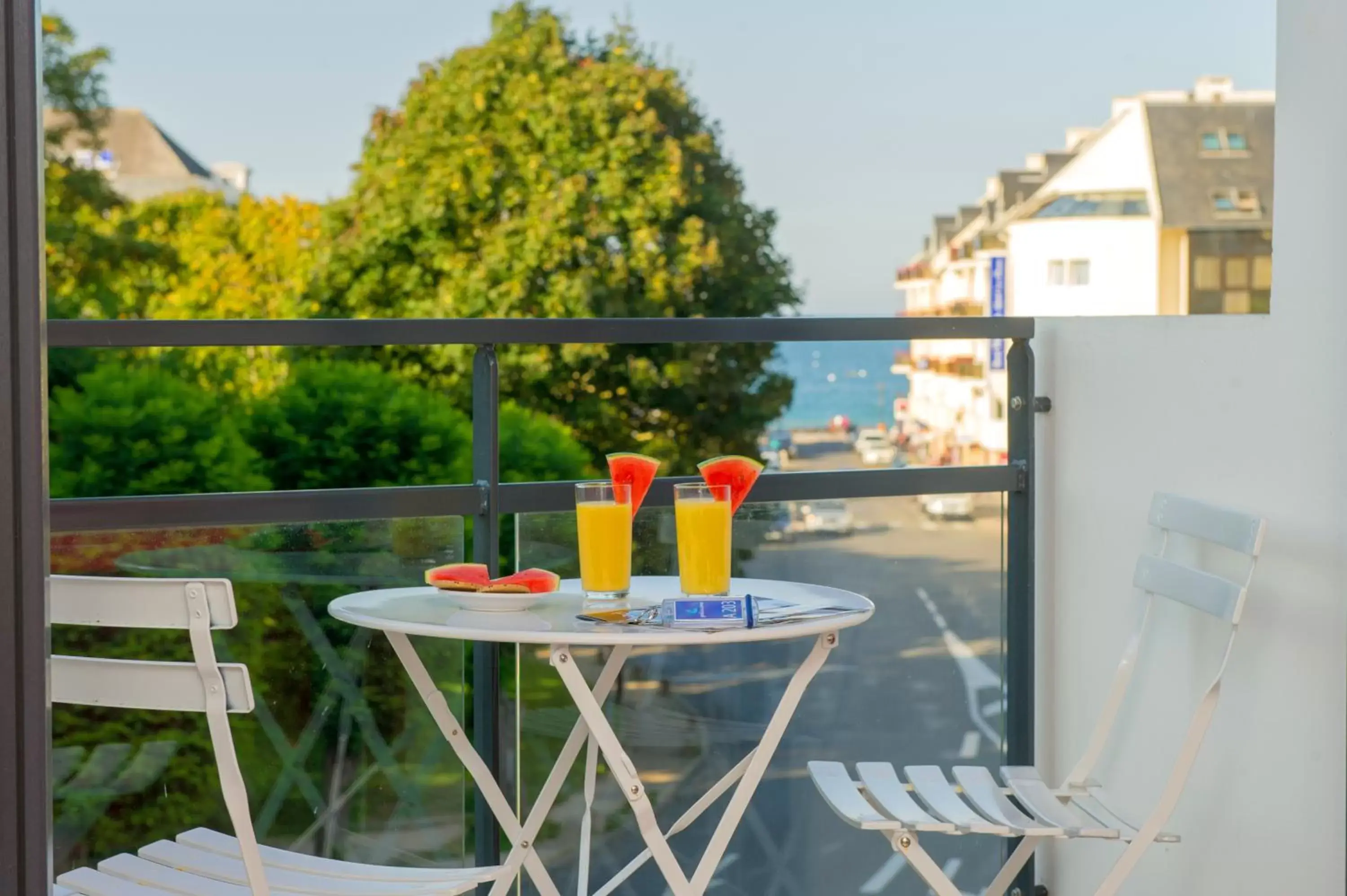 City view, Balcony/Terrace in Goélia Les 7 Iles